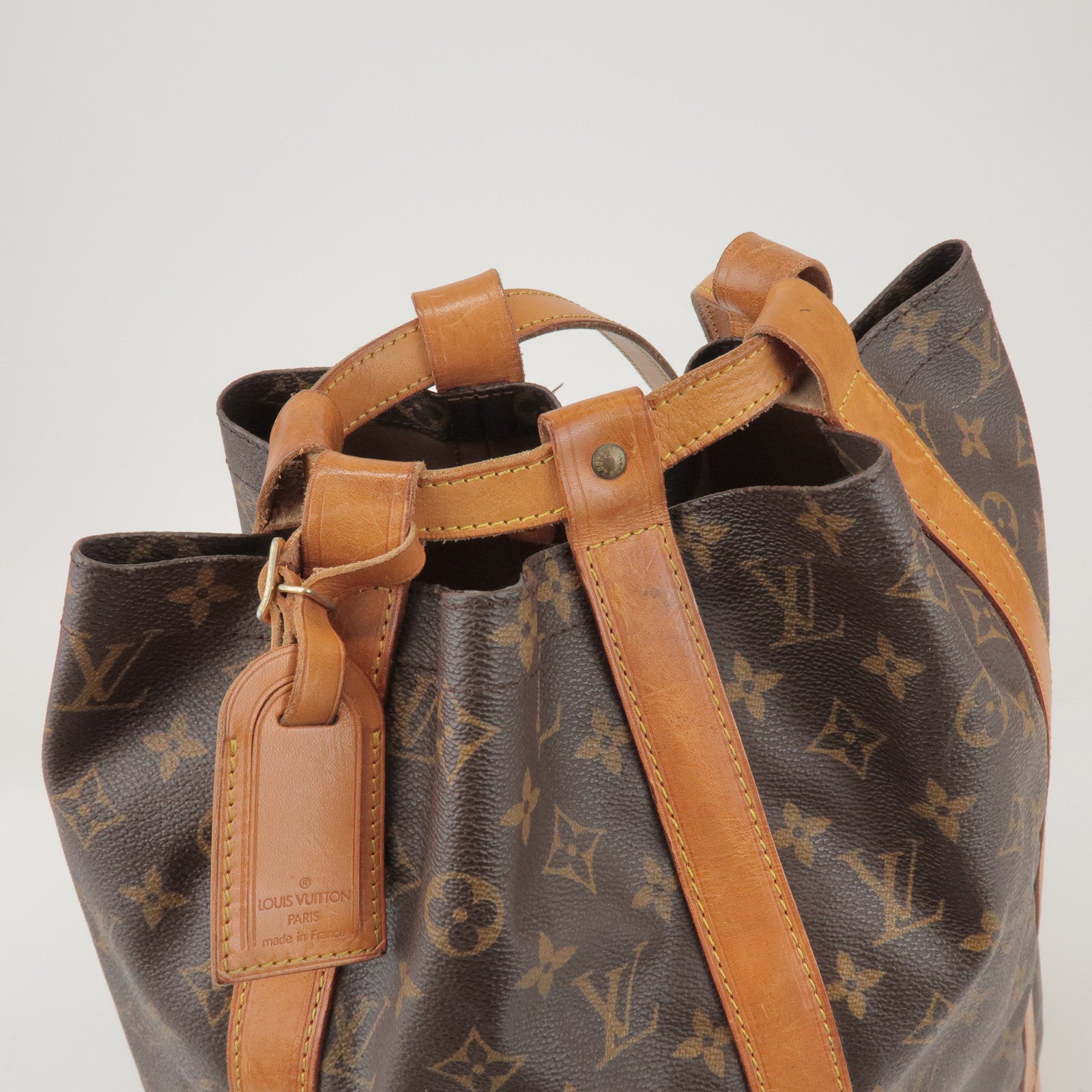 Louis Vuitton Monogram Randonnee GM Shoulder Bag Brown M42244