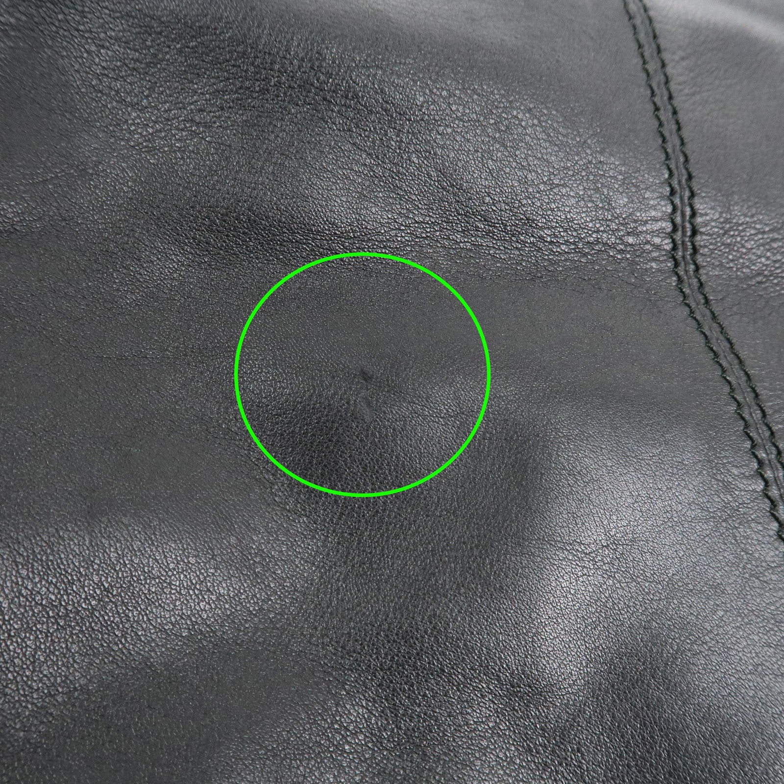 Ferragamo Vara Ribbon Leather Hand bag Shoulder Bag Black