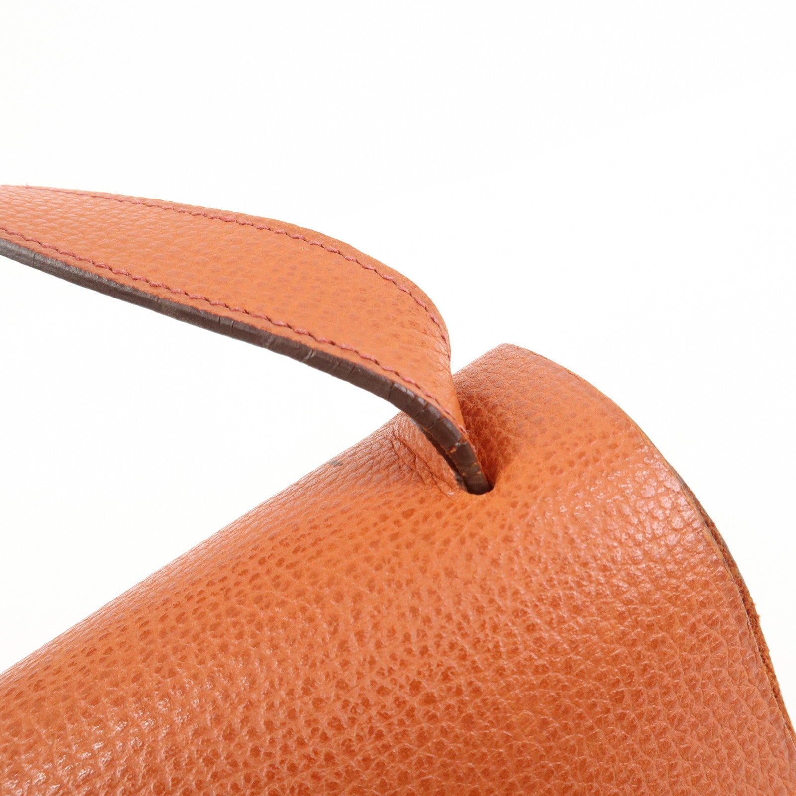 HERMES Sac Colorado MM Toile H Leather □I Stamped Shoulder Bag