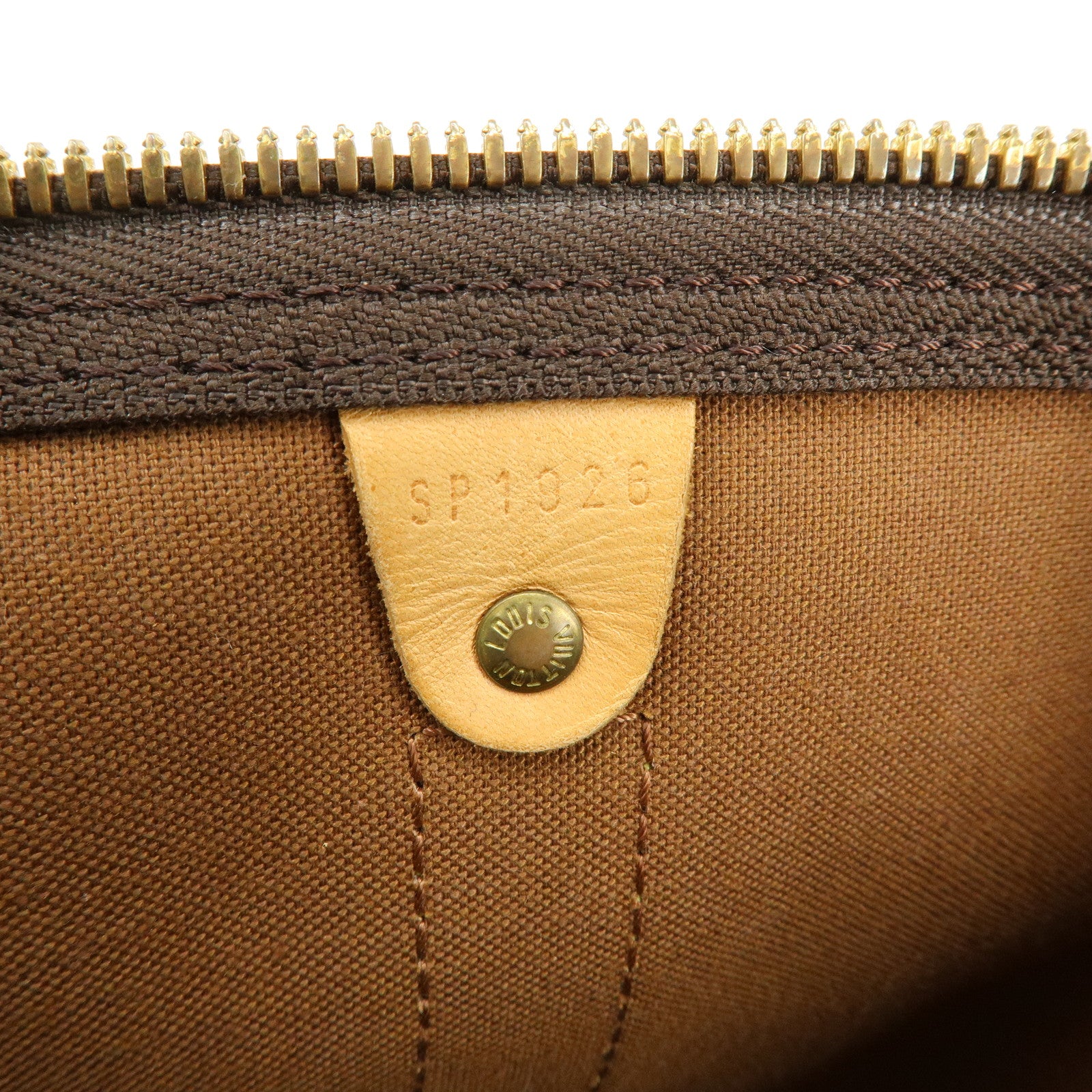 Louis Vuitton Monogram Keep All 50 Boston Bag Brown M41426