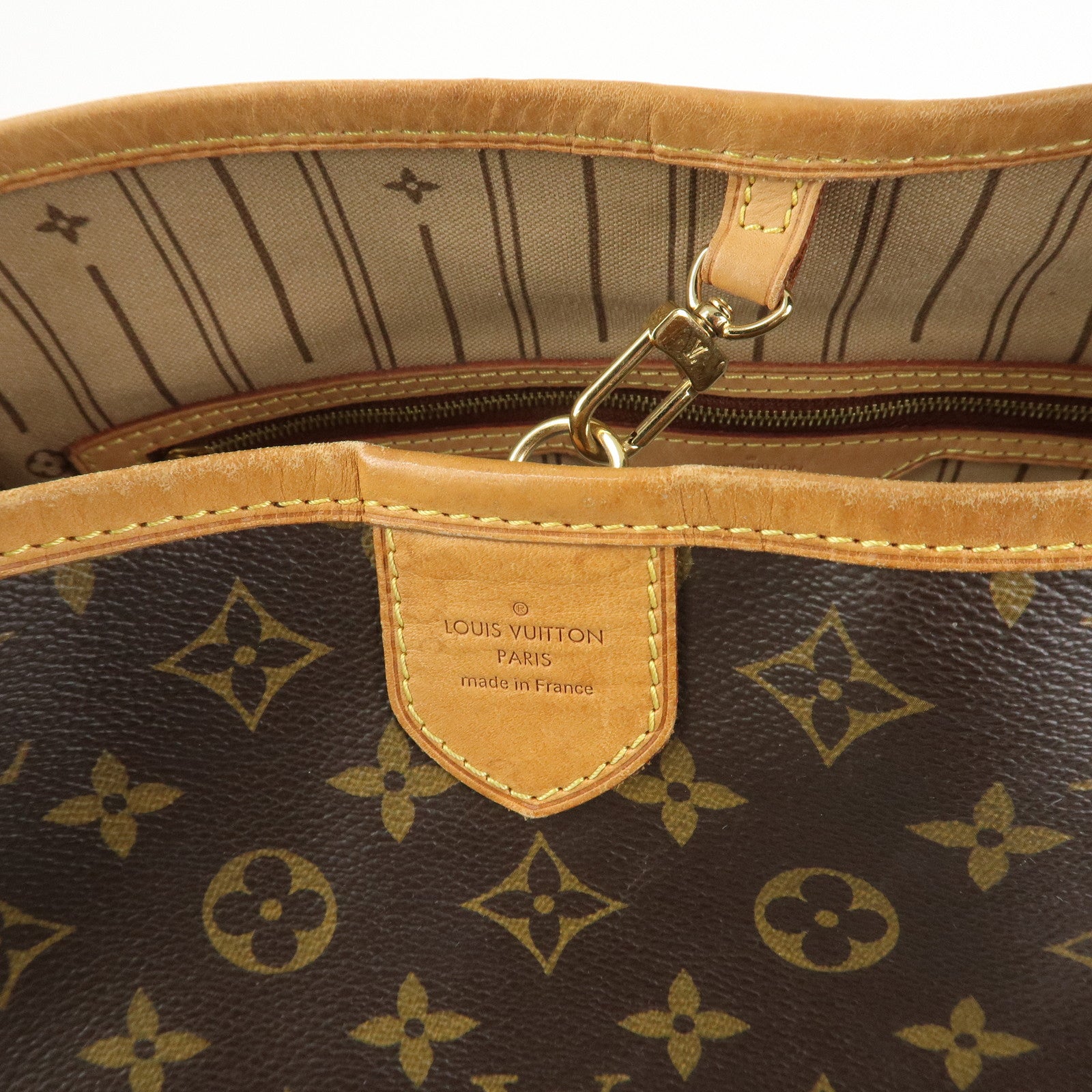 Louis Vuitton Monogram Delightful GM Shoulder Bag Brown M40354