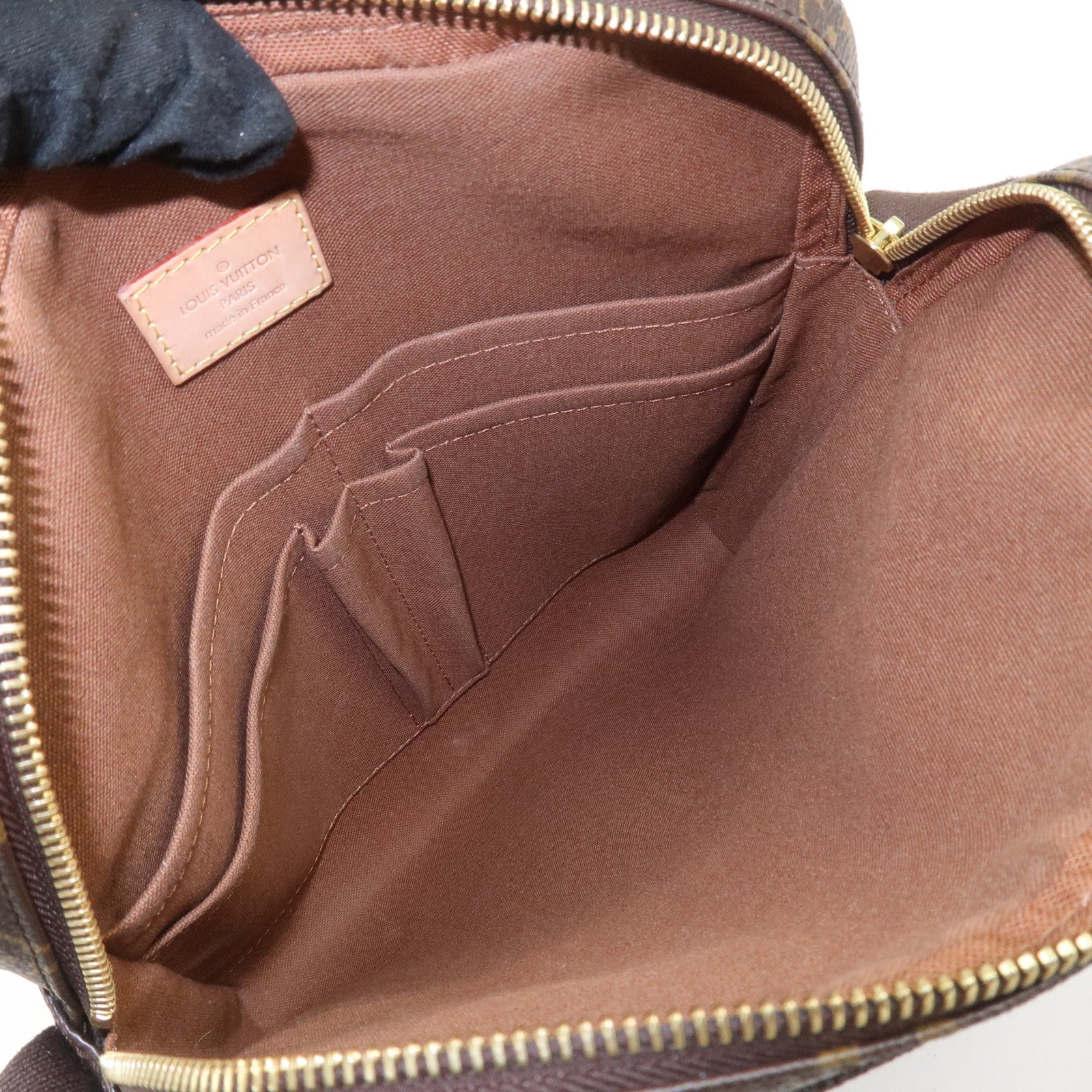 Louis Vuitton Monogram Trotteur Beaubourg Shoulder Bag Brown M97037