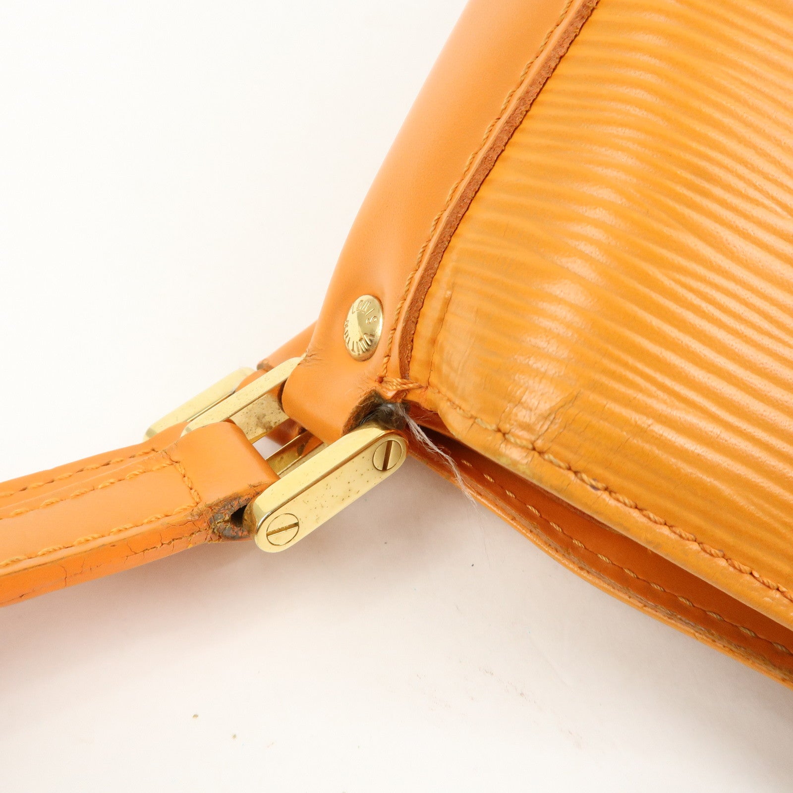 Louis Vuitton Epi Mandala MM Shoulder Bag Orange M5889H