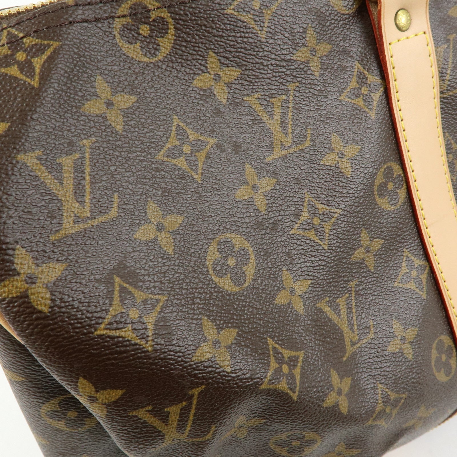 Louis Vuitton Monogram Keep All 45 Boston Bag Brown M41428