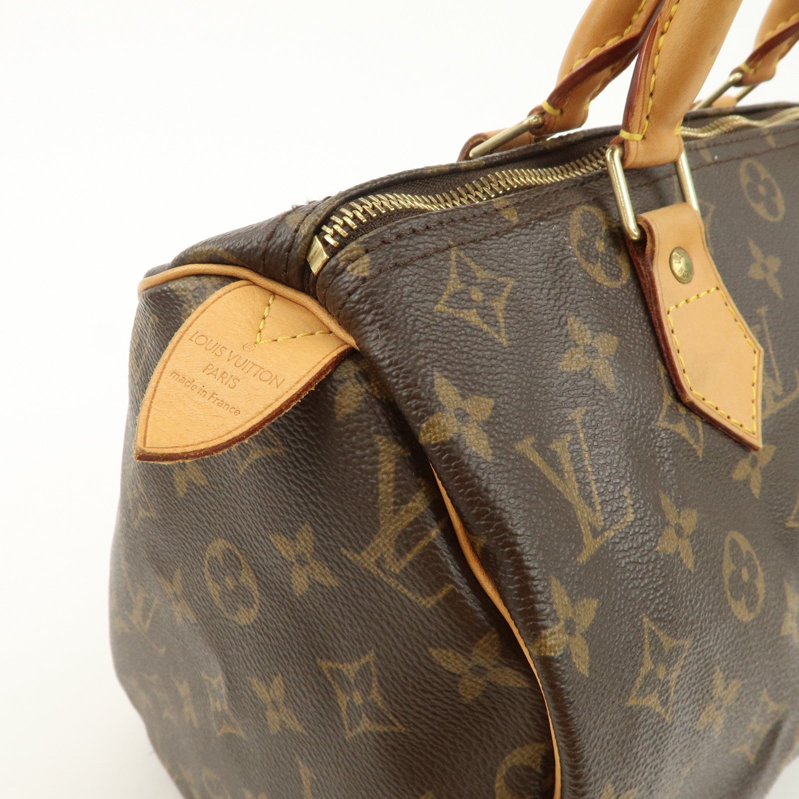 Louis Vuitton Monogram Speedy 30 Boston Bag Hand Bag Brown M41526