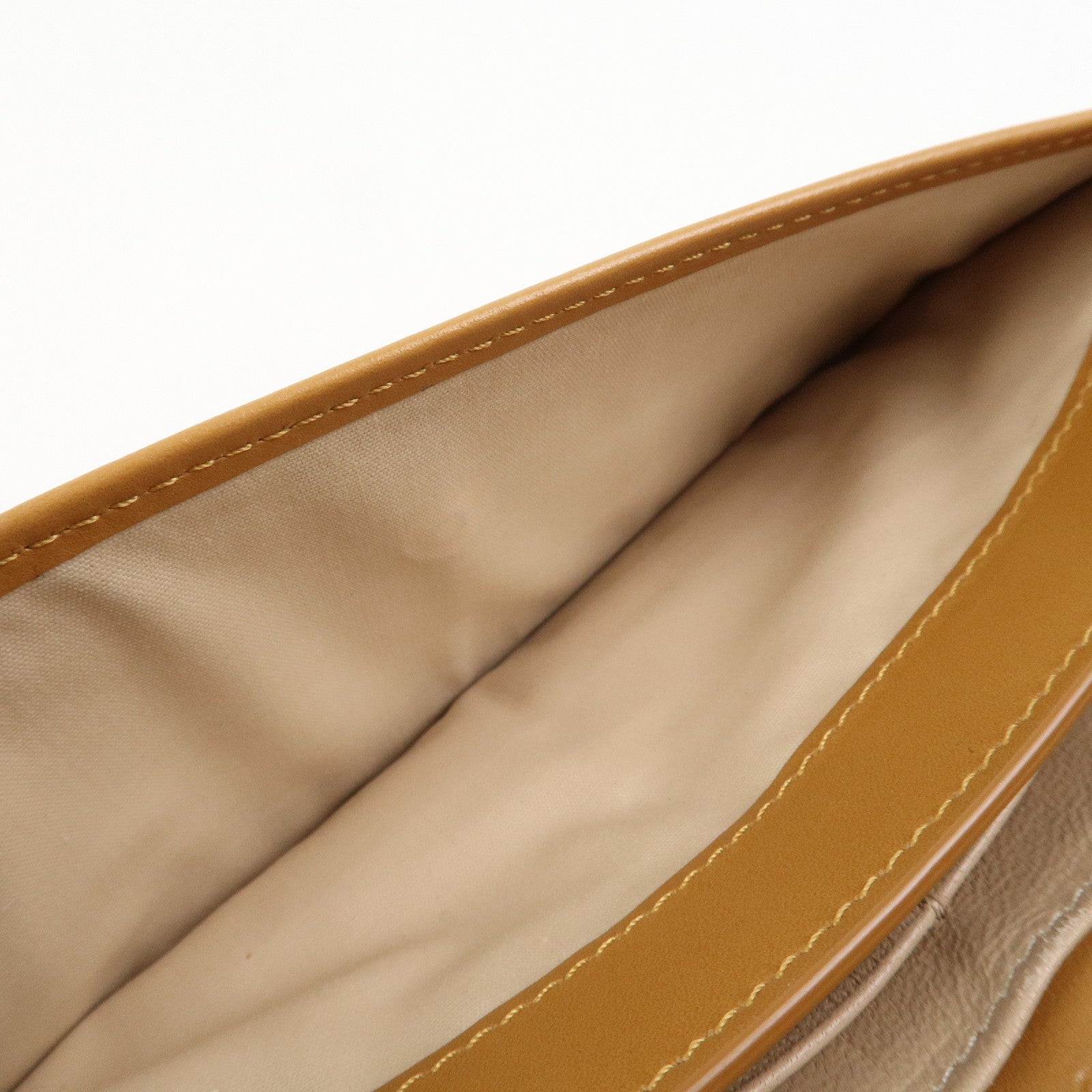 Chloe Leather Bi-hold Long Wallet Brown