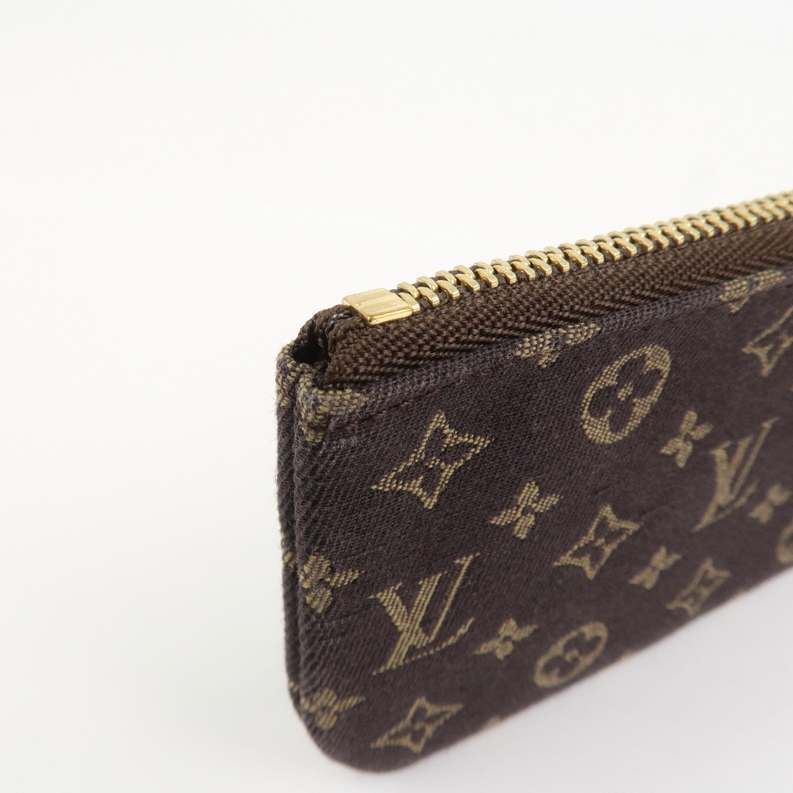Louis Vuitton Monogram Mini Lin Pochette Cles Coin Case M95230