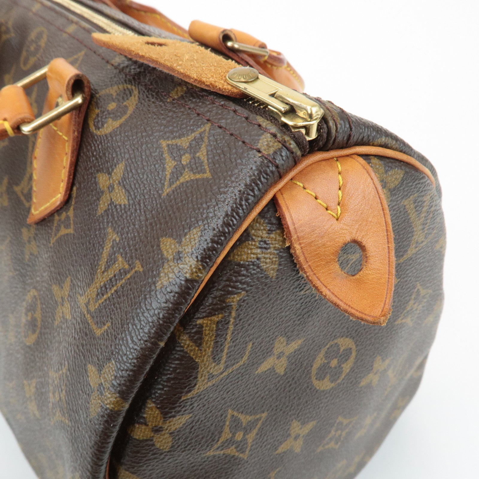 Louis Vuitton Monogram Speedy 30 Boston Bag Hand Bag Brown M41526