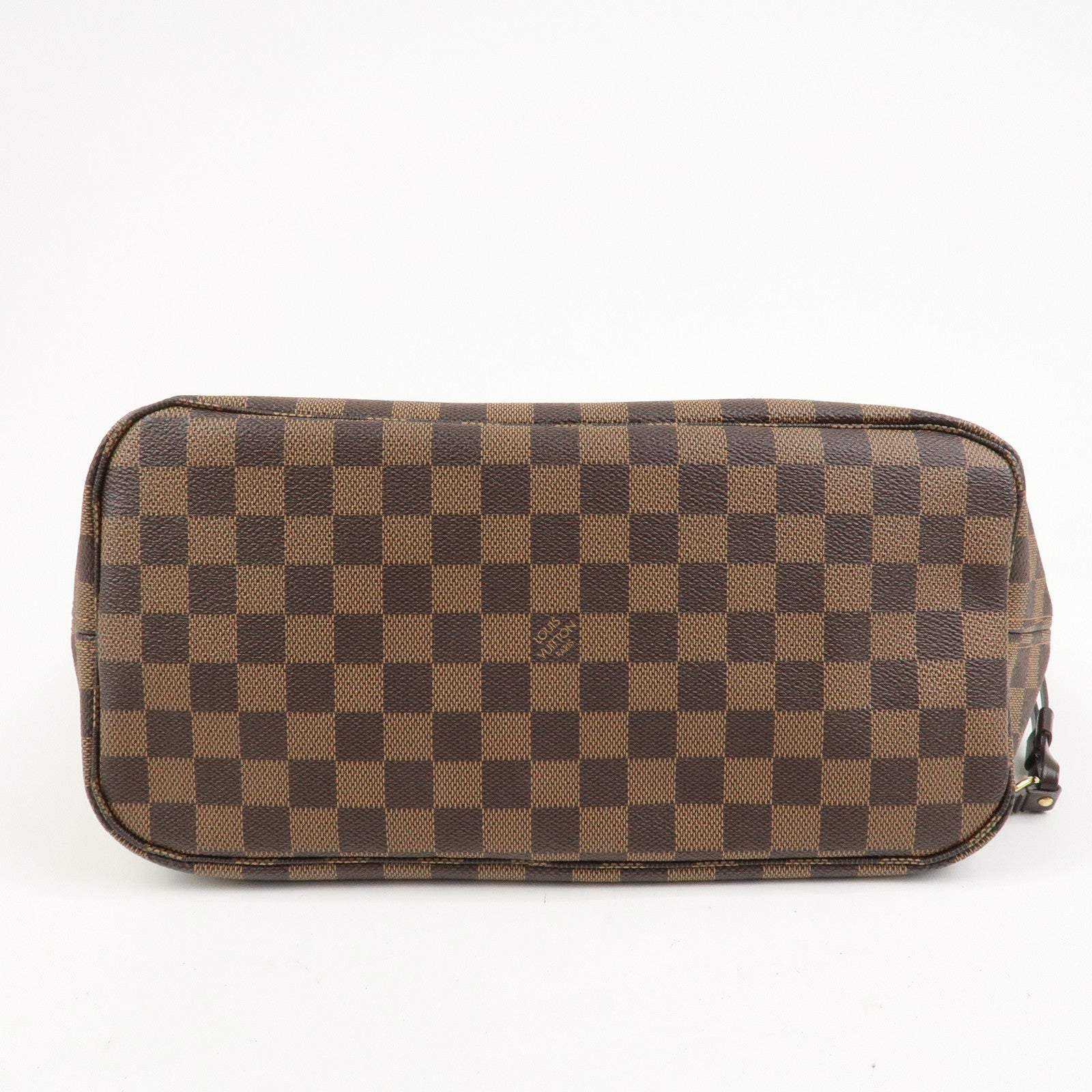 Louis Vuitton Damier Ebene Neverfull MM Tote Bag Cerise N41358