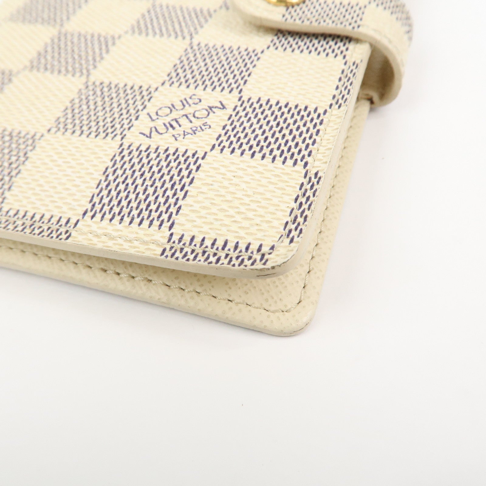 Louis Vuitton Damier Azur Agenda PM Planner Cover R20706