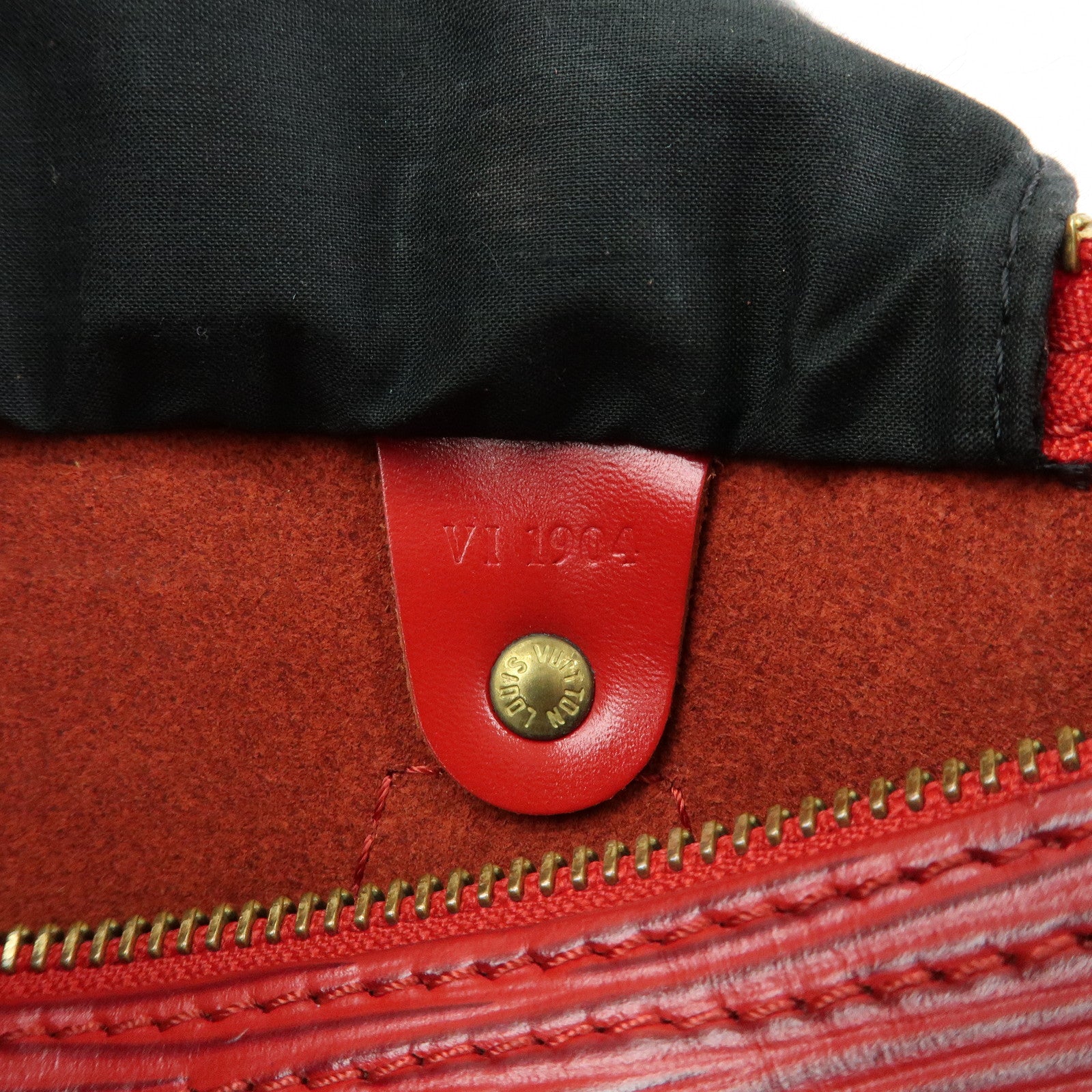 Louis Vuitton Epi Speedy 25 Boston Hand Bag Castilian Red M43017