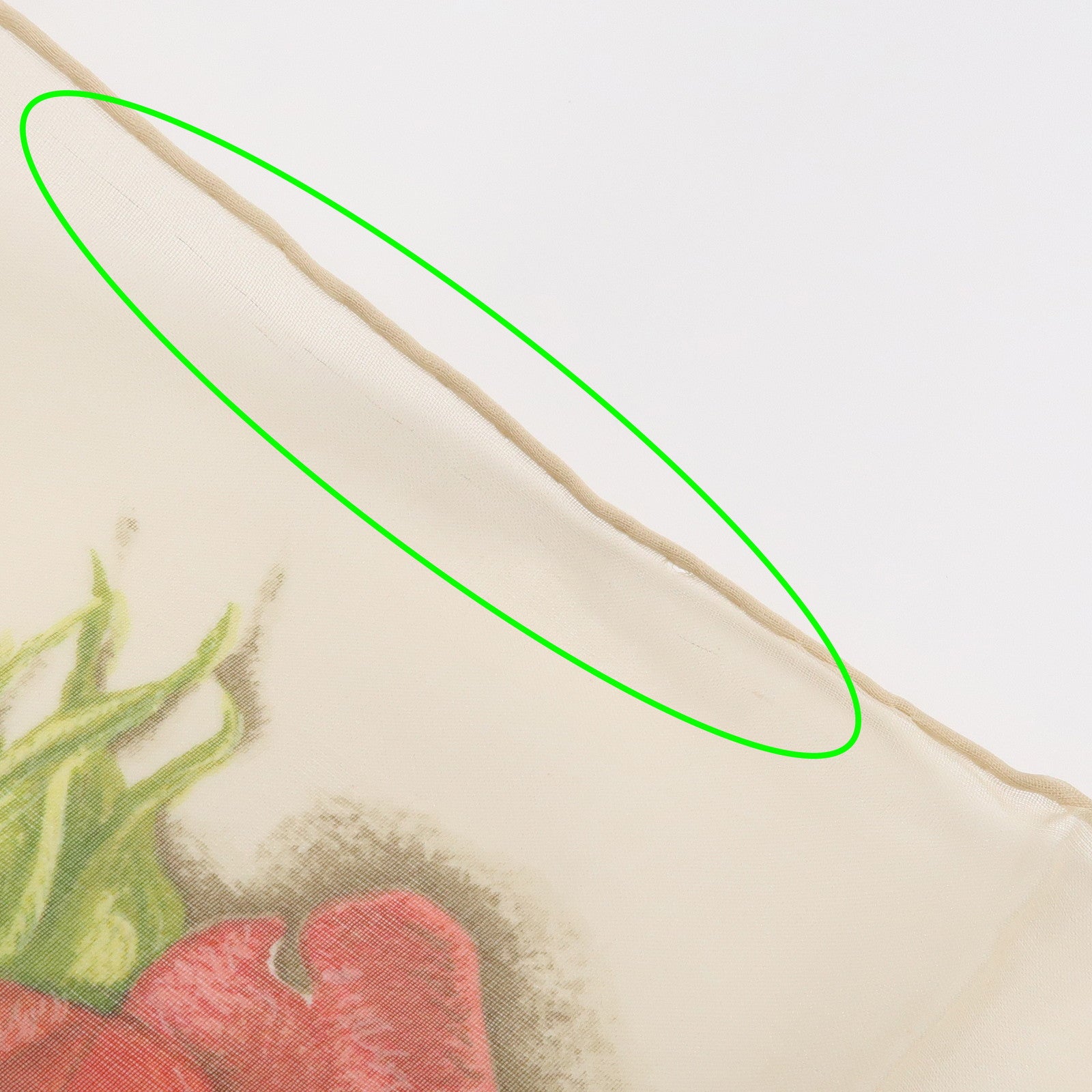 HERMES Carre 90 Silk 100% LA ROSEE Anne Gavarni Scarf Orange