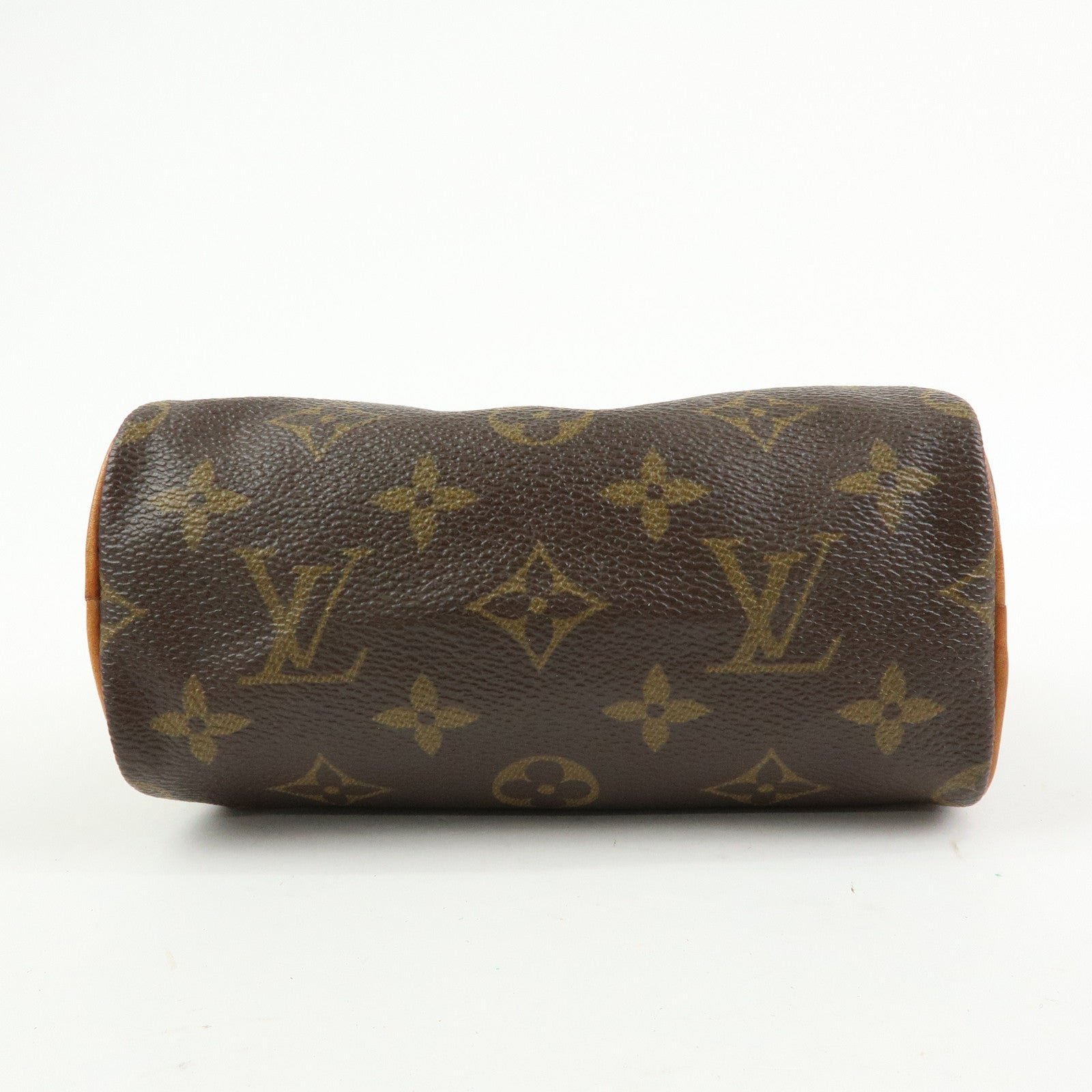 Louis Vuitton Monogram Mini Speedy Hand Bag & Strap Brown M41534
