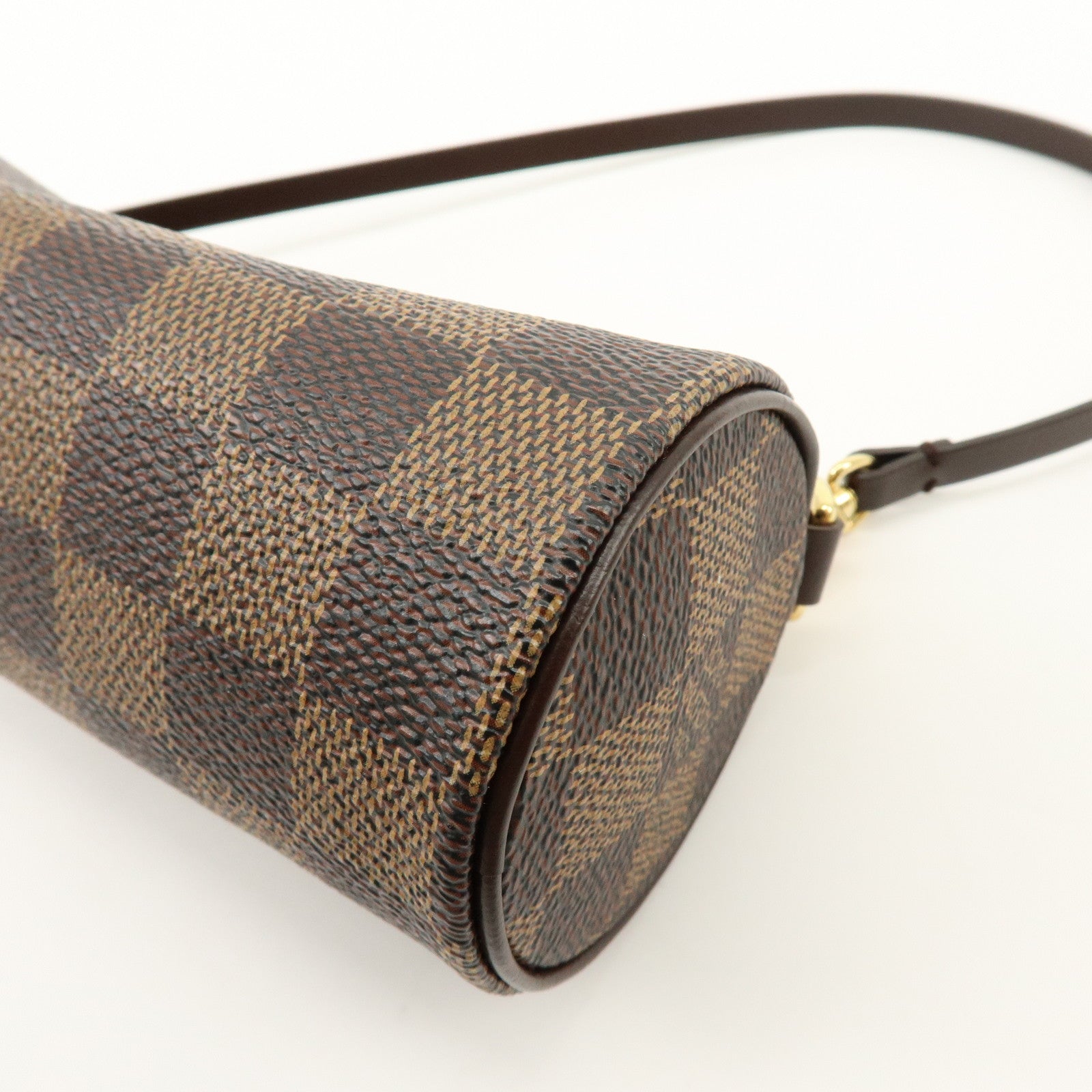 Louis Vuitton Damier Ebene Mini Pouch for Papillon Bag Brown