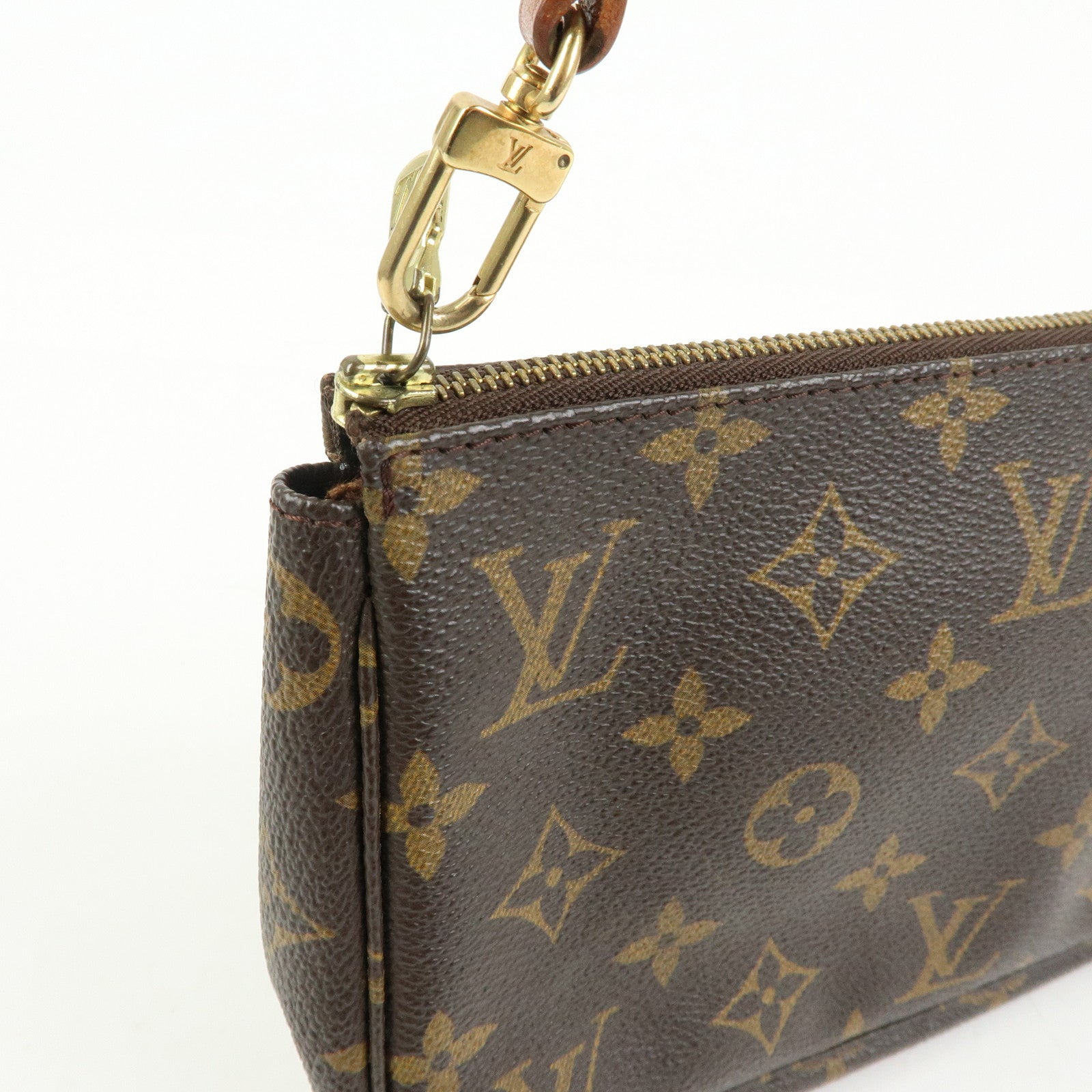 Louis Vuitton Monogram Pochette Accessoires Pouch Hand Bag M51980