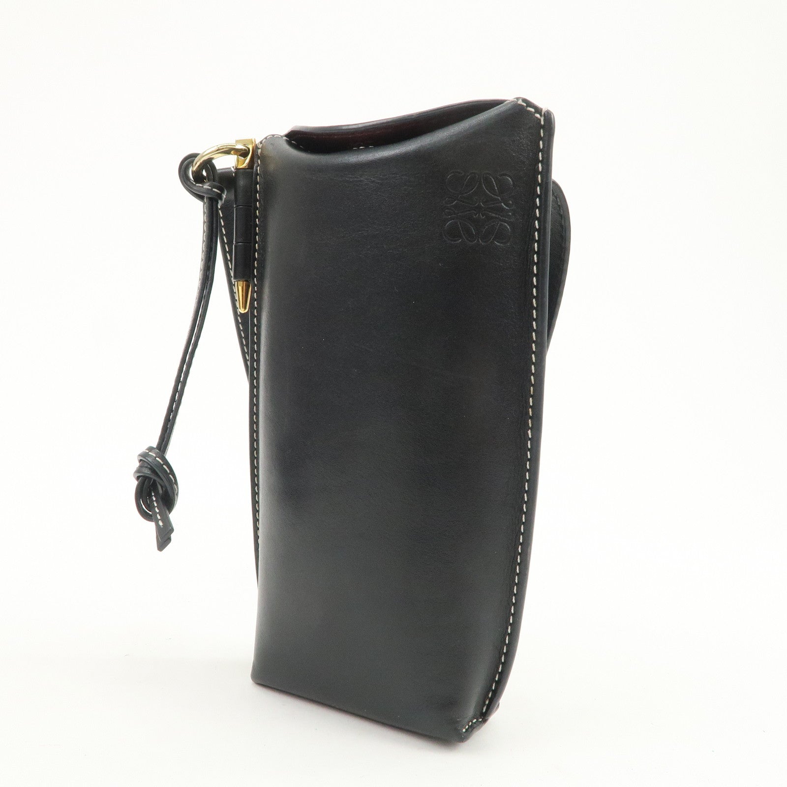 LOEWE Gate Pocket Shoulder Bag Crossbody Bag Black