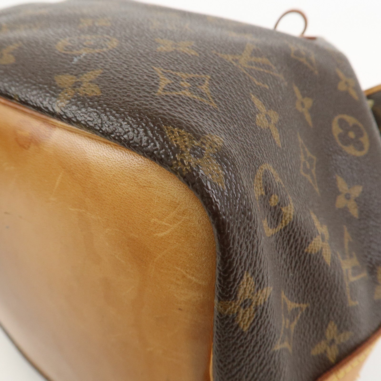 Louis Vuitton Monogram Petit Noe Shoulder Bag Brown M42226
