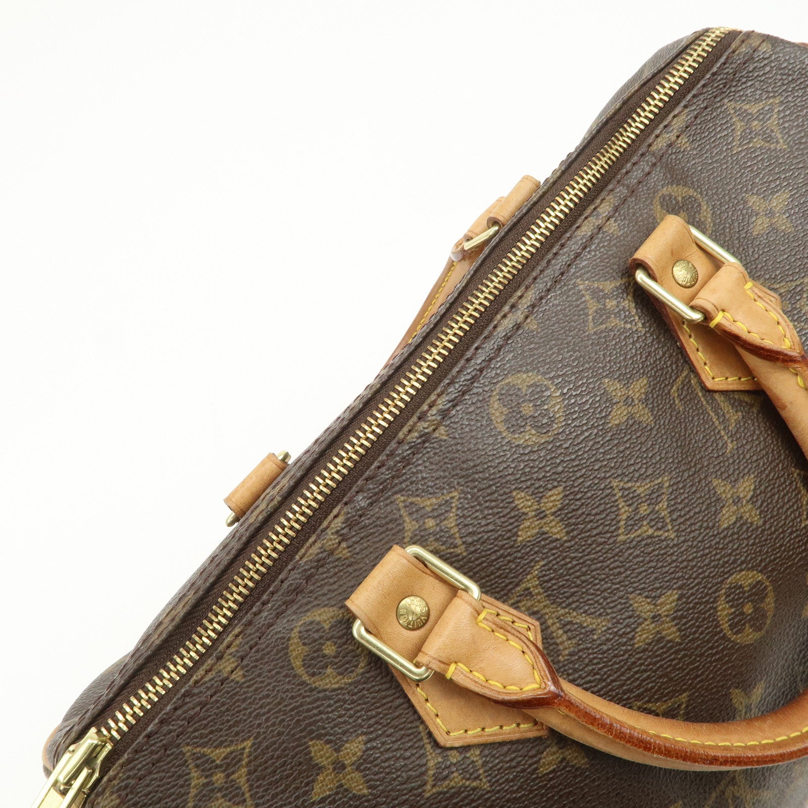 Louis Vuitton Monogram Speedy 30 Boston Bag Hand Bag Brown M41526