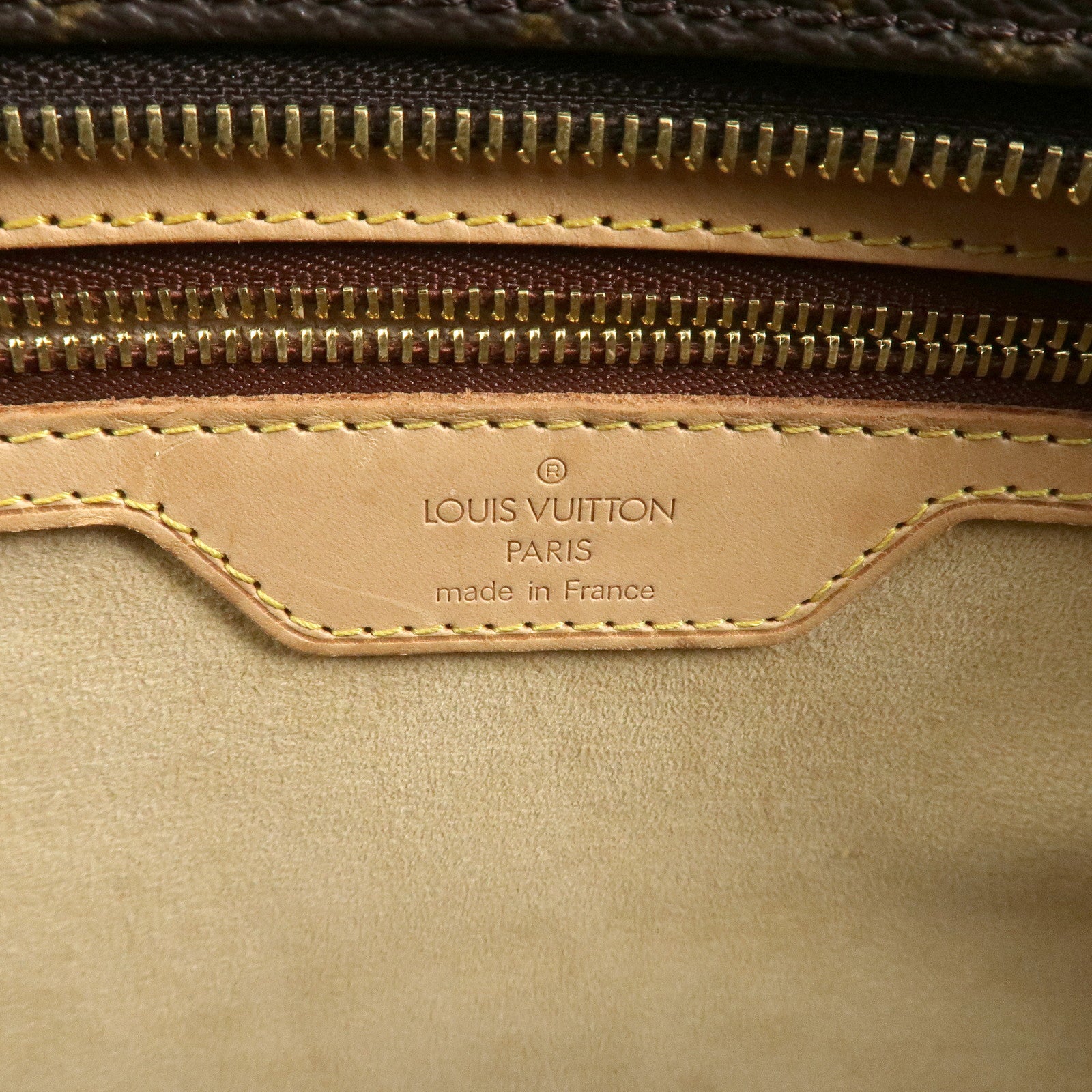 Louis Vuitton Monogram Luco Tote Bag Shoulder Bag Brown M51155