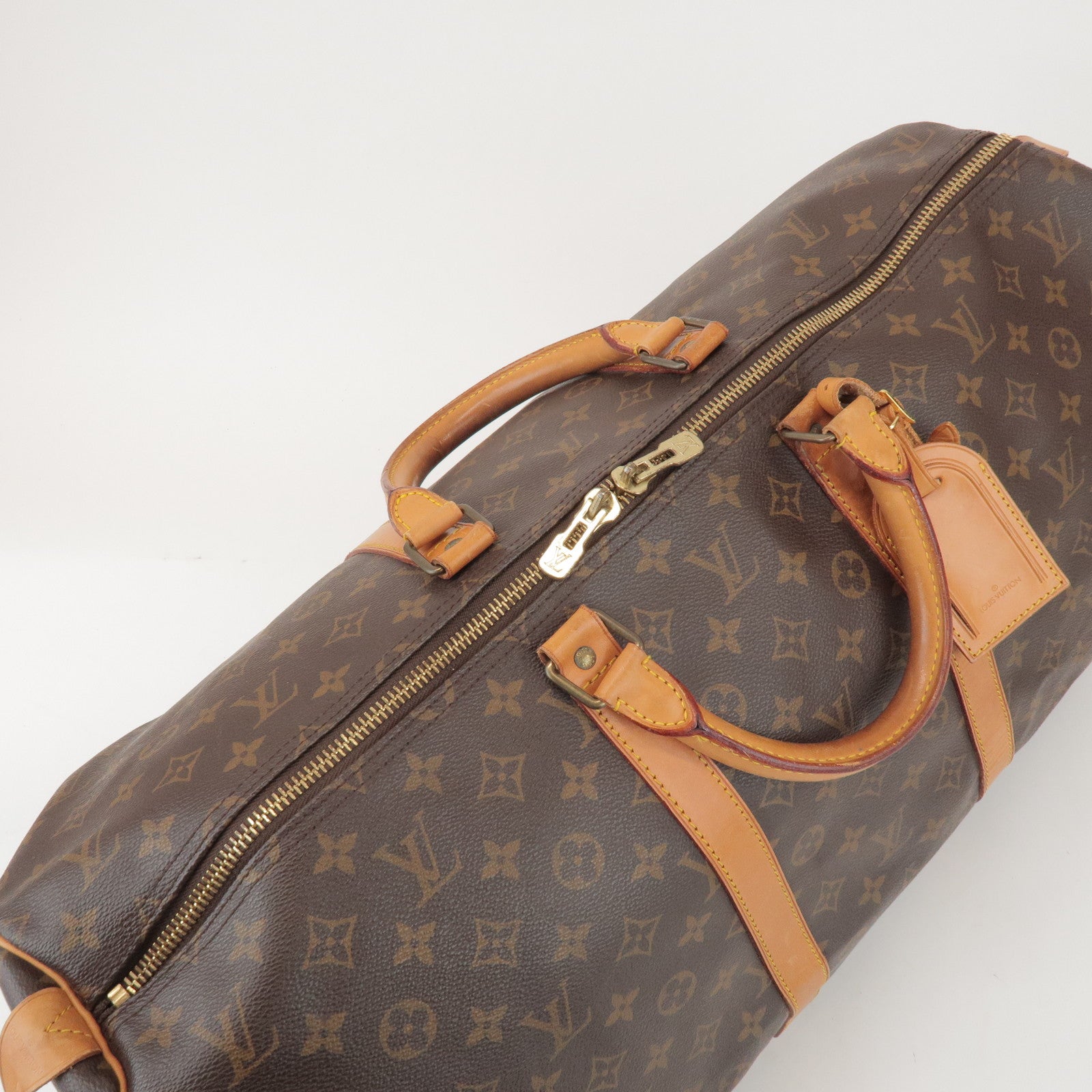 Louis Vuitton Monogram Keep All 55 Boston Bag Brown M41424