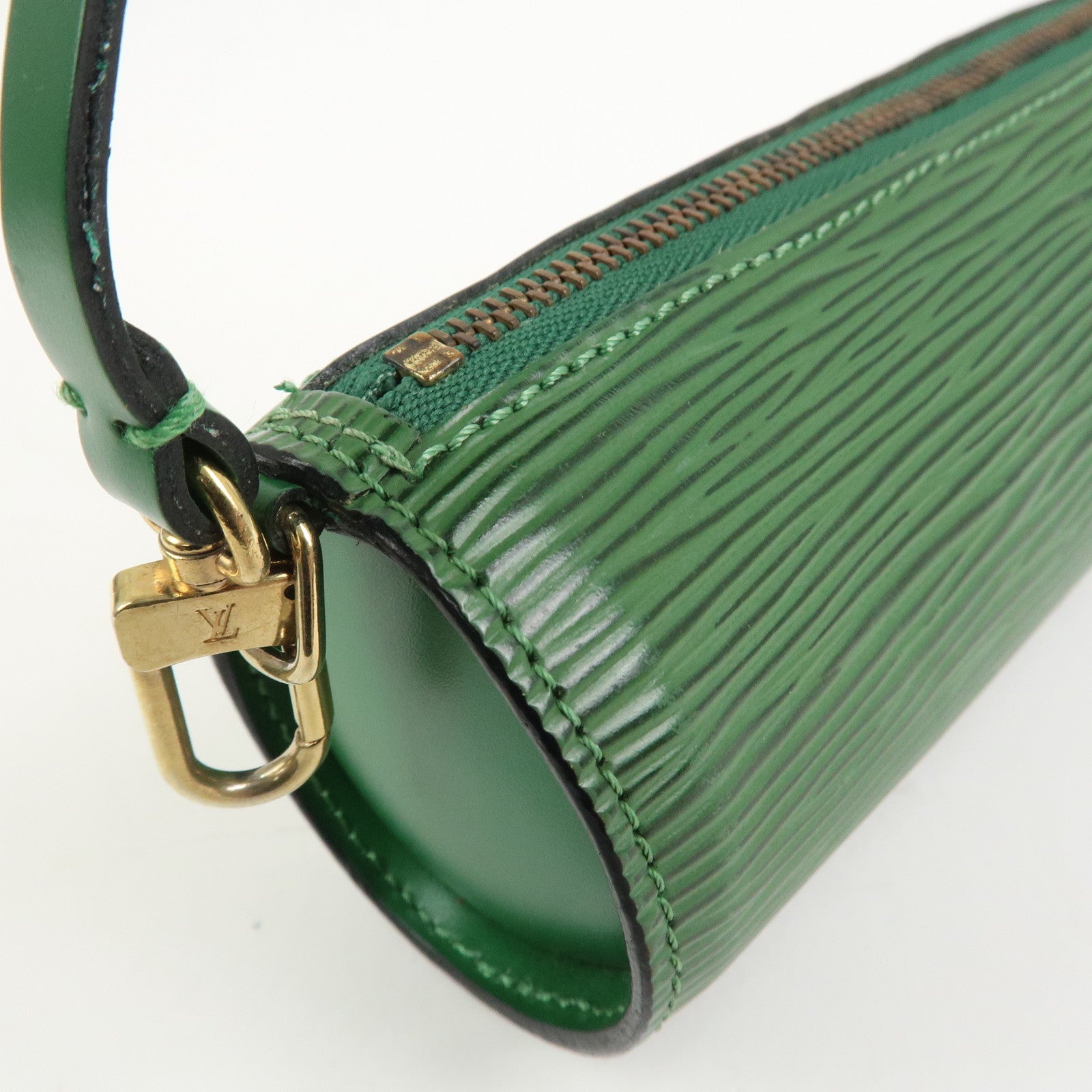 Louis Vuitton Epi Mini Pouch For Soufflot Hand Bag Borneo Green