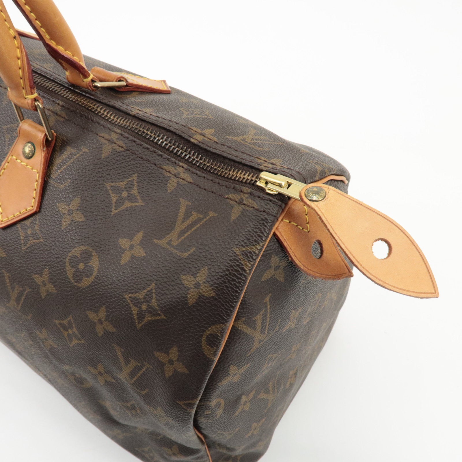 Louis Vuitton Monogram Speedy 40 Hand Bag Boston Bag M41522 Used