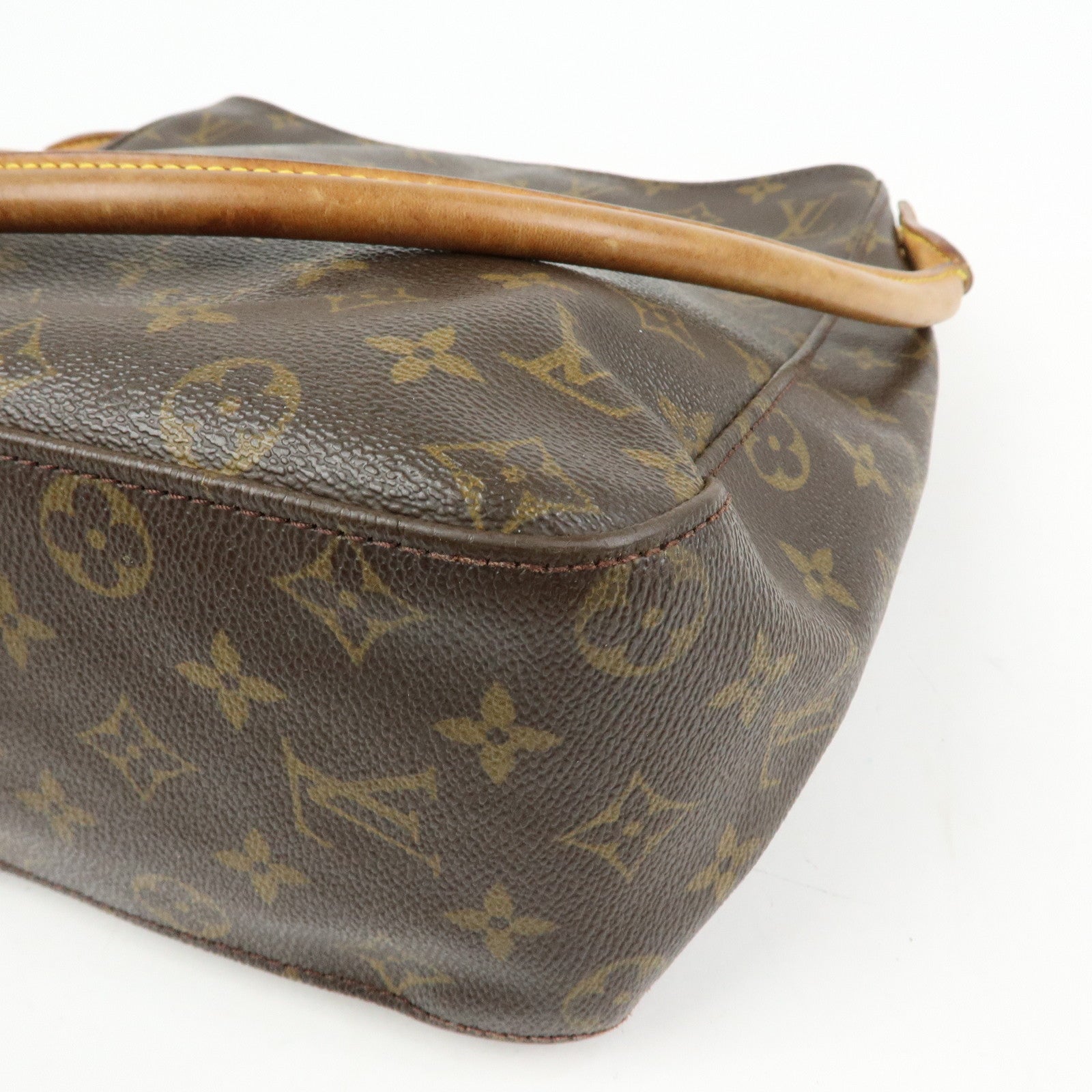 Louis Vuitton Monogram Looping GM Shoulder Bag Brown M51145
