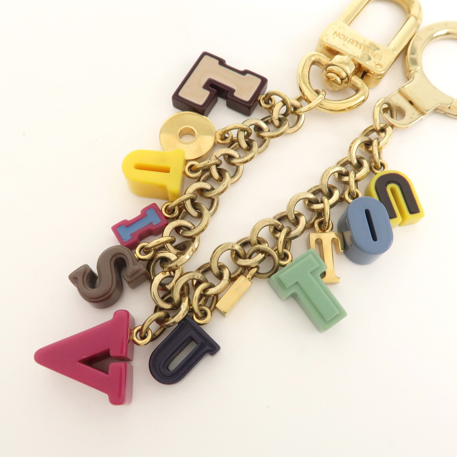 Louis Vuitton Porte Cles Chaine Playtime Metal Key Chain M66202