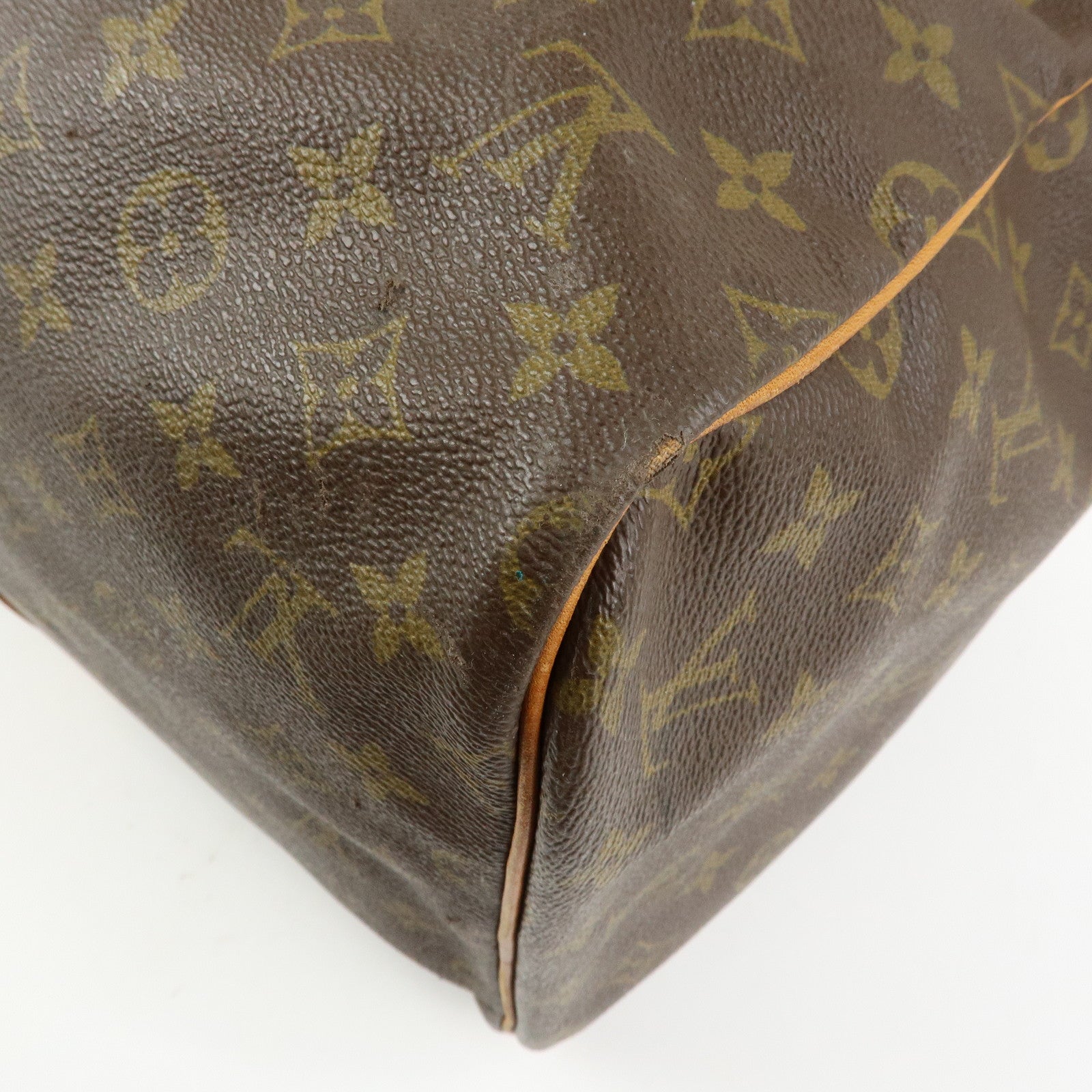 Louis Vuitton Monogram Sac Souple 55 Boston Bag Brown M41622