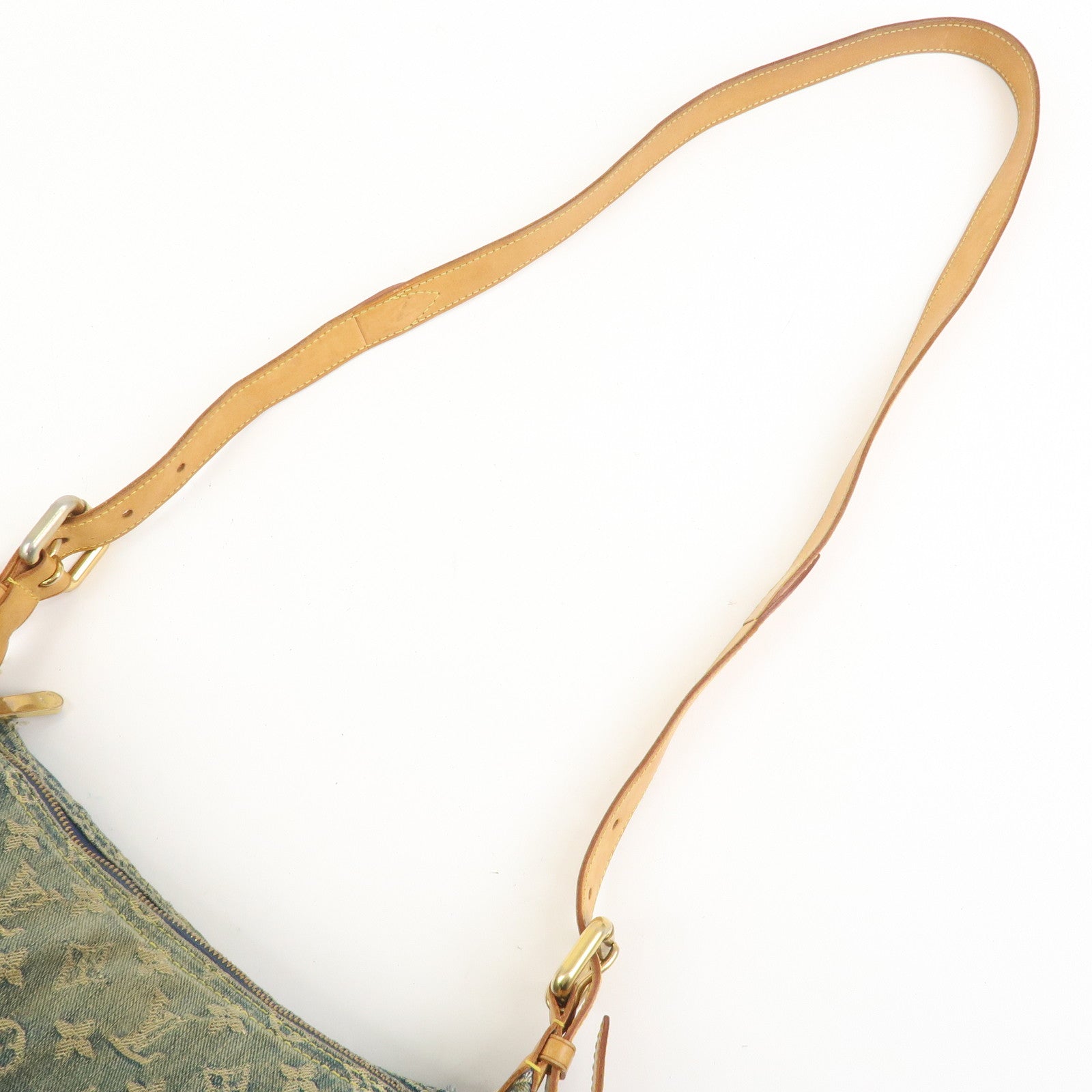 Louis Vuitton Monogram Denim Baggy GM Shoulder Bag Blue M95048