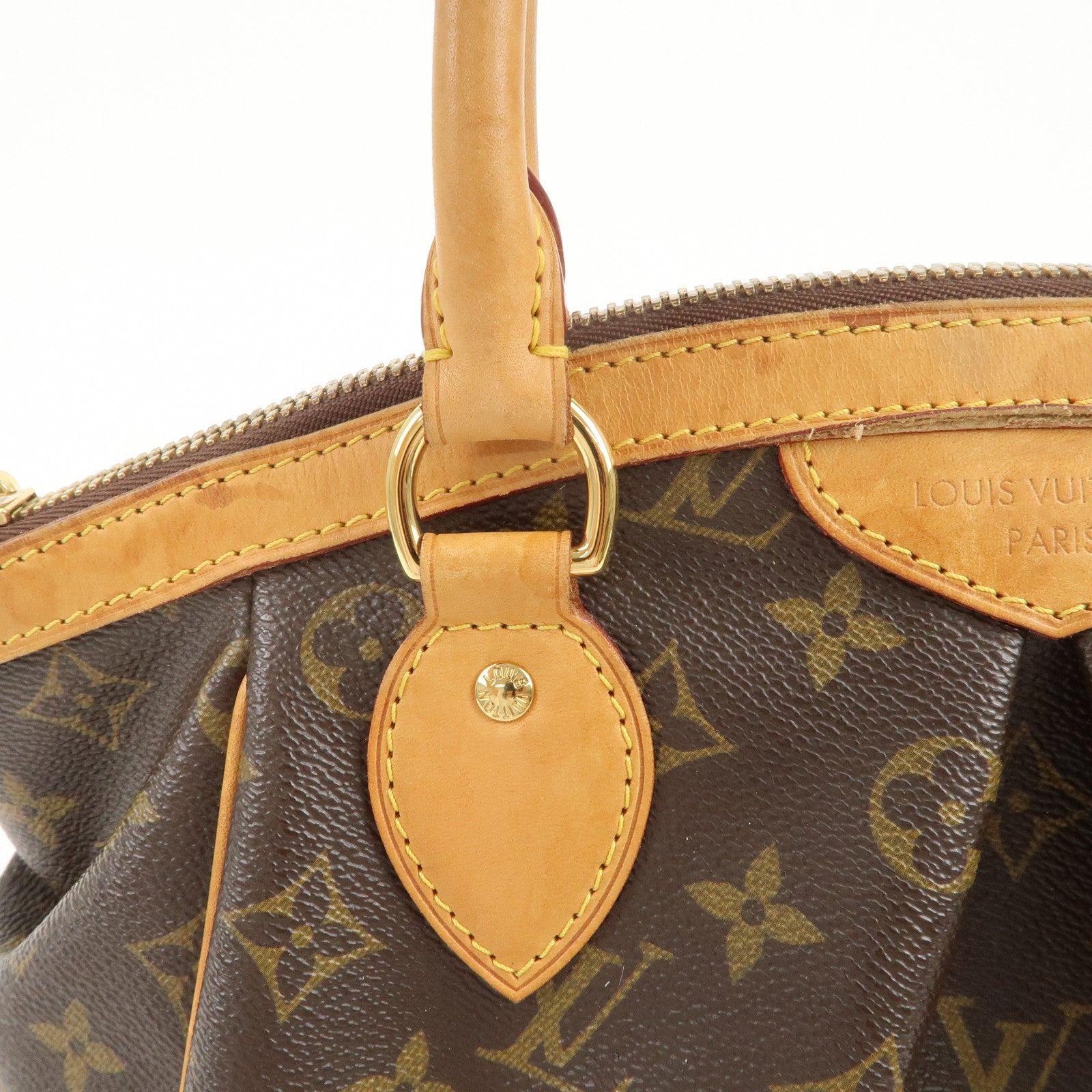 Louis Vuitton Monogram Tivoli PM Hand Bag Shoulder Bag Brown M40143