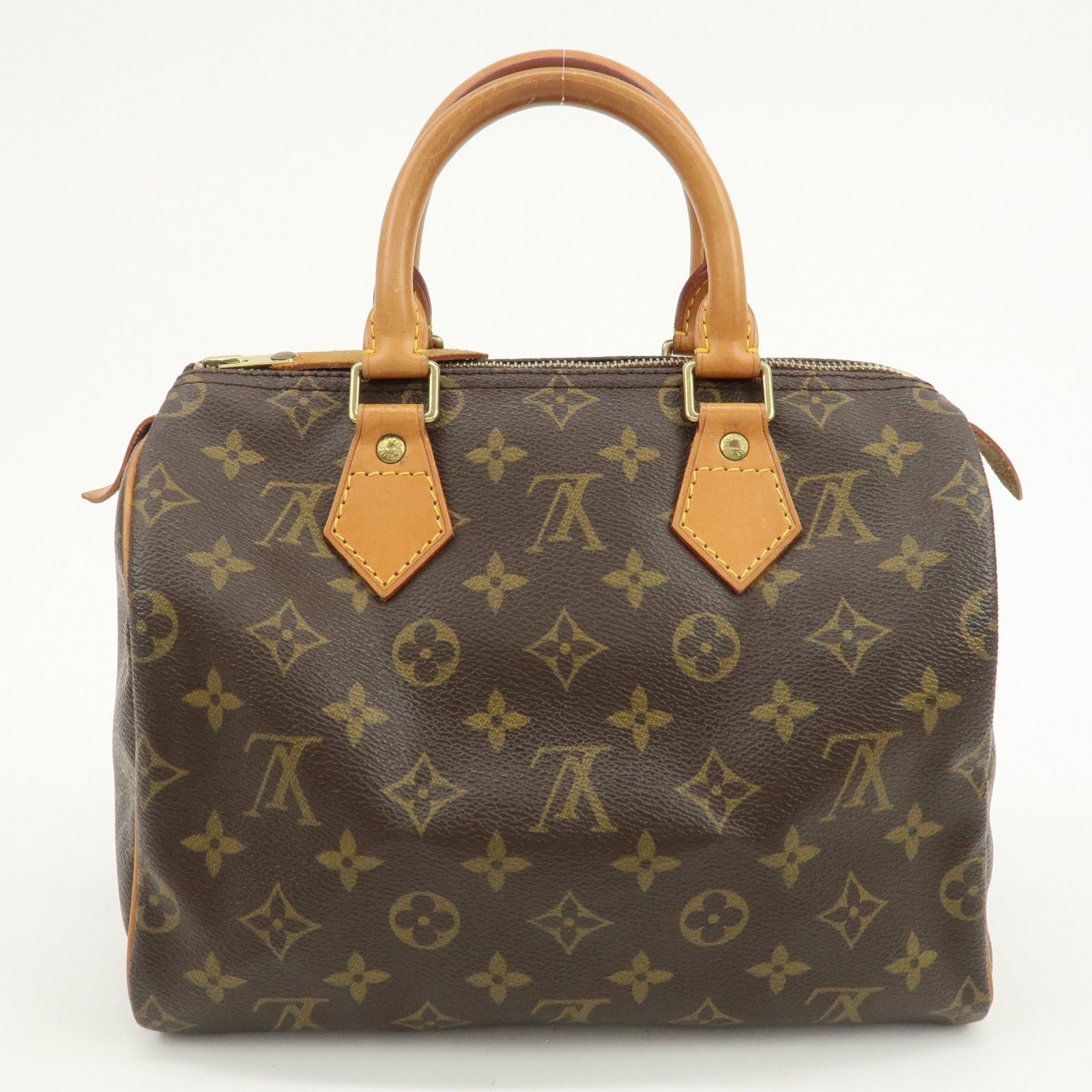 Louis Vuitton Monogram Speedy 25 Boston Bag Hand Bag Brown M41528
