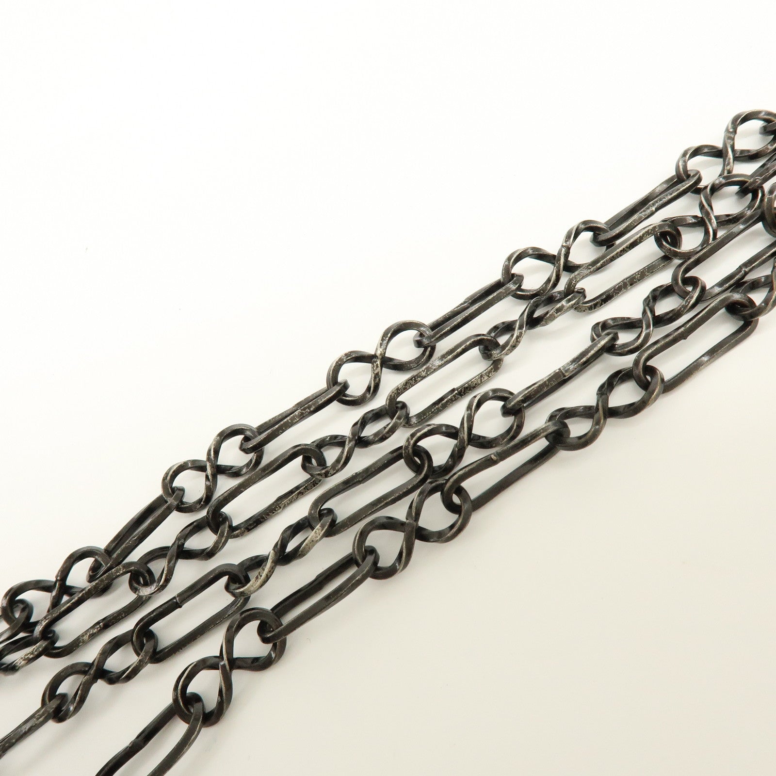 PRADA Logo Suede Chain Shoulder Bag Tote Bag Dark Navy