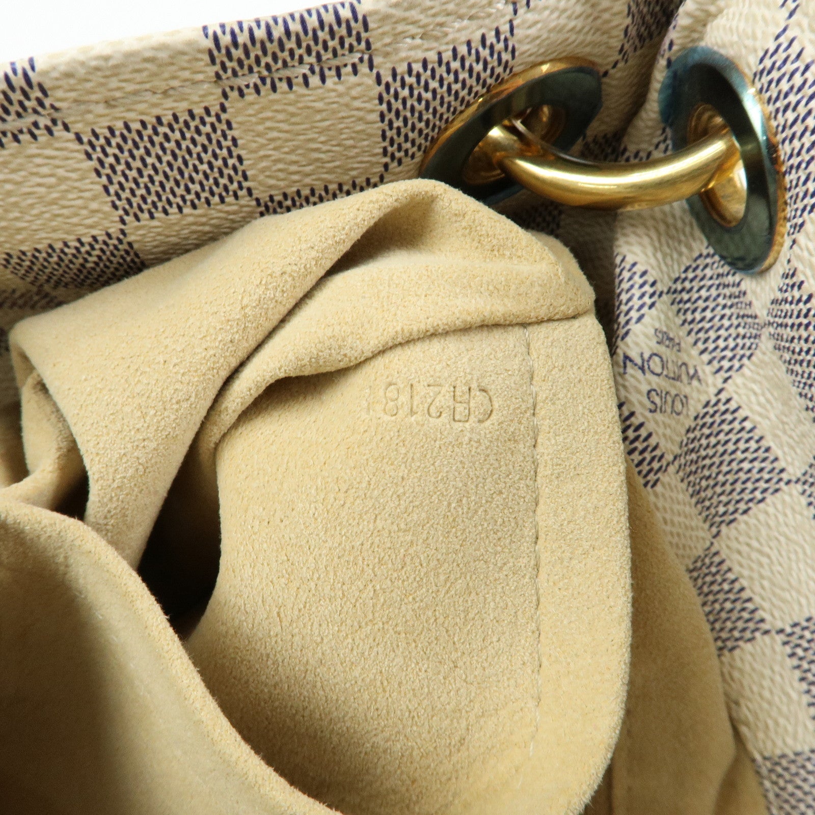 Louis Vuitton Damier Azur Canvas Artsy MM Shoulder Bag N41174
