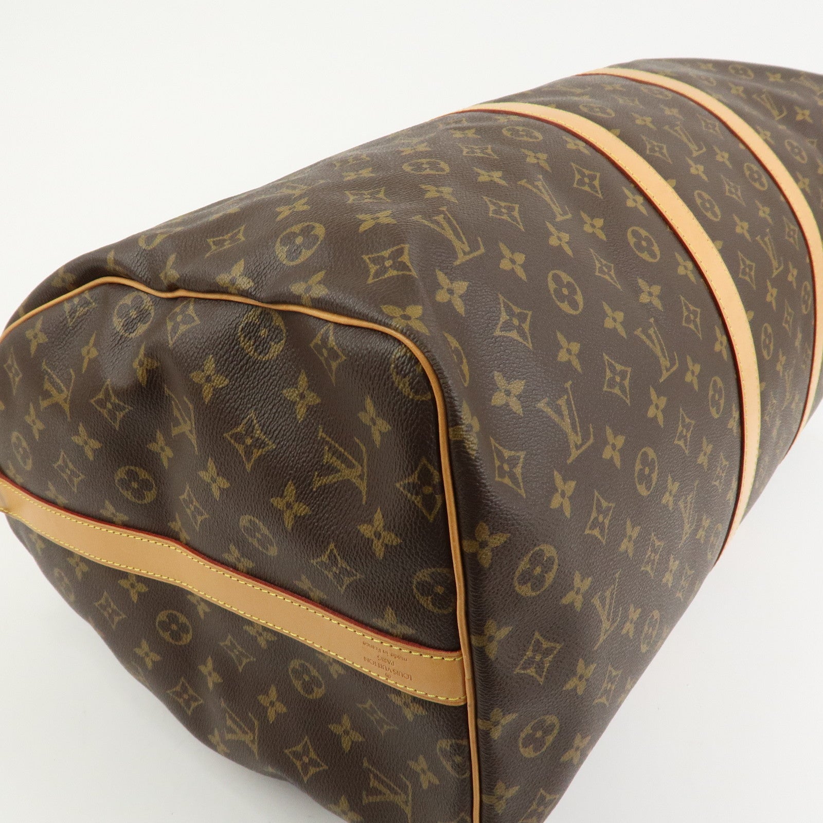 Louis Vuitton Monogram Keep All Bandouliere 60 Boston Bag M41412