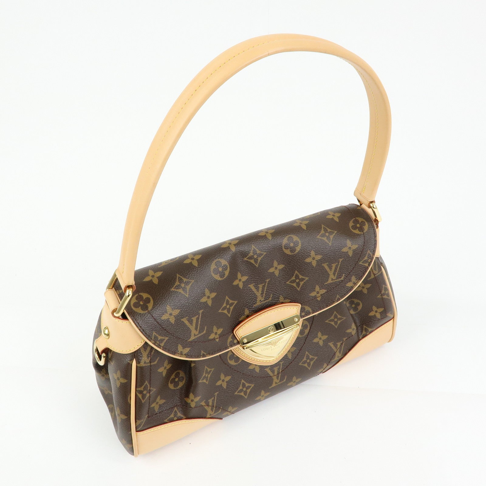 Louis Vuitton Monogram Beverly MM Shoulder Hand Bag Brown M40121