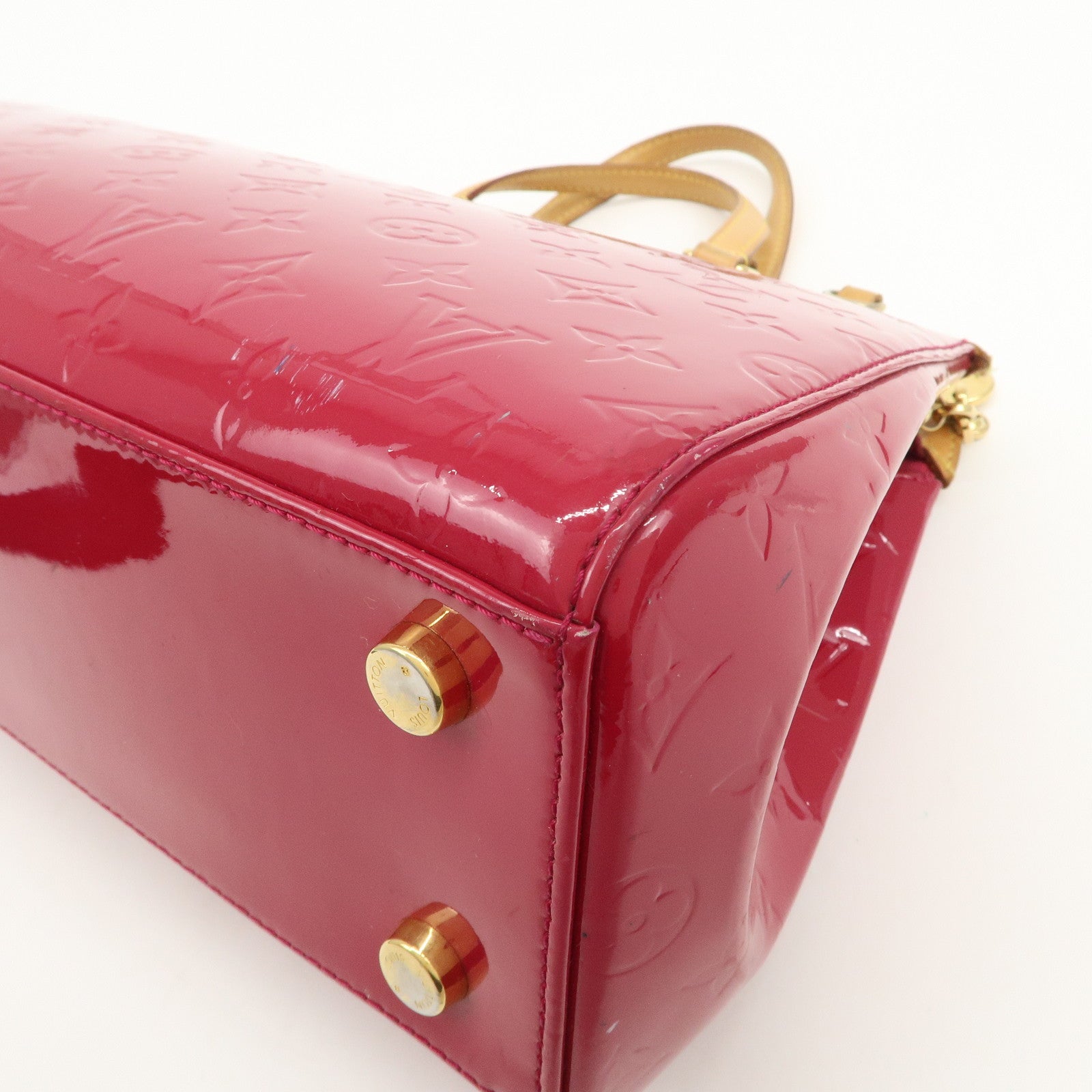 Louis Vuitton Vernis Brea MM 2Way Bag Hand Bag RoseIndien M91798