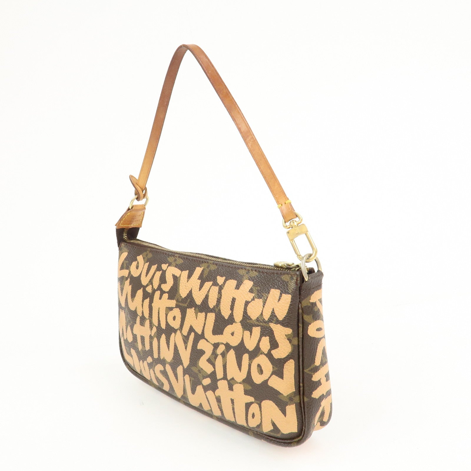 Louis Vuitton Monogram Graffiti Pochette Accessoires HandBag M92193