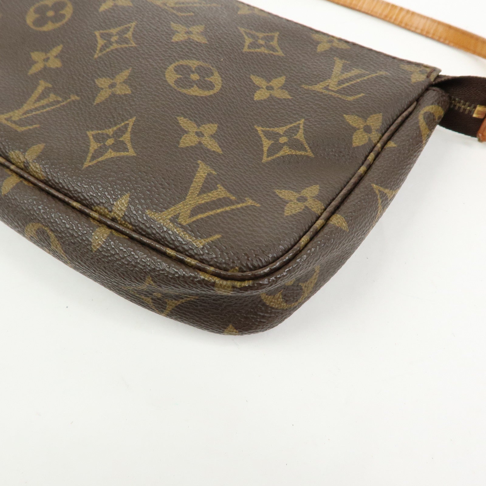 Louis Vuitton Monogram Pochette Accessoires Pouch Hand Bag M51980