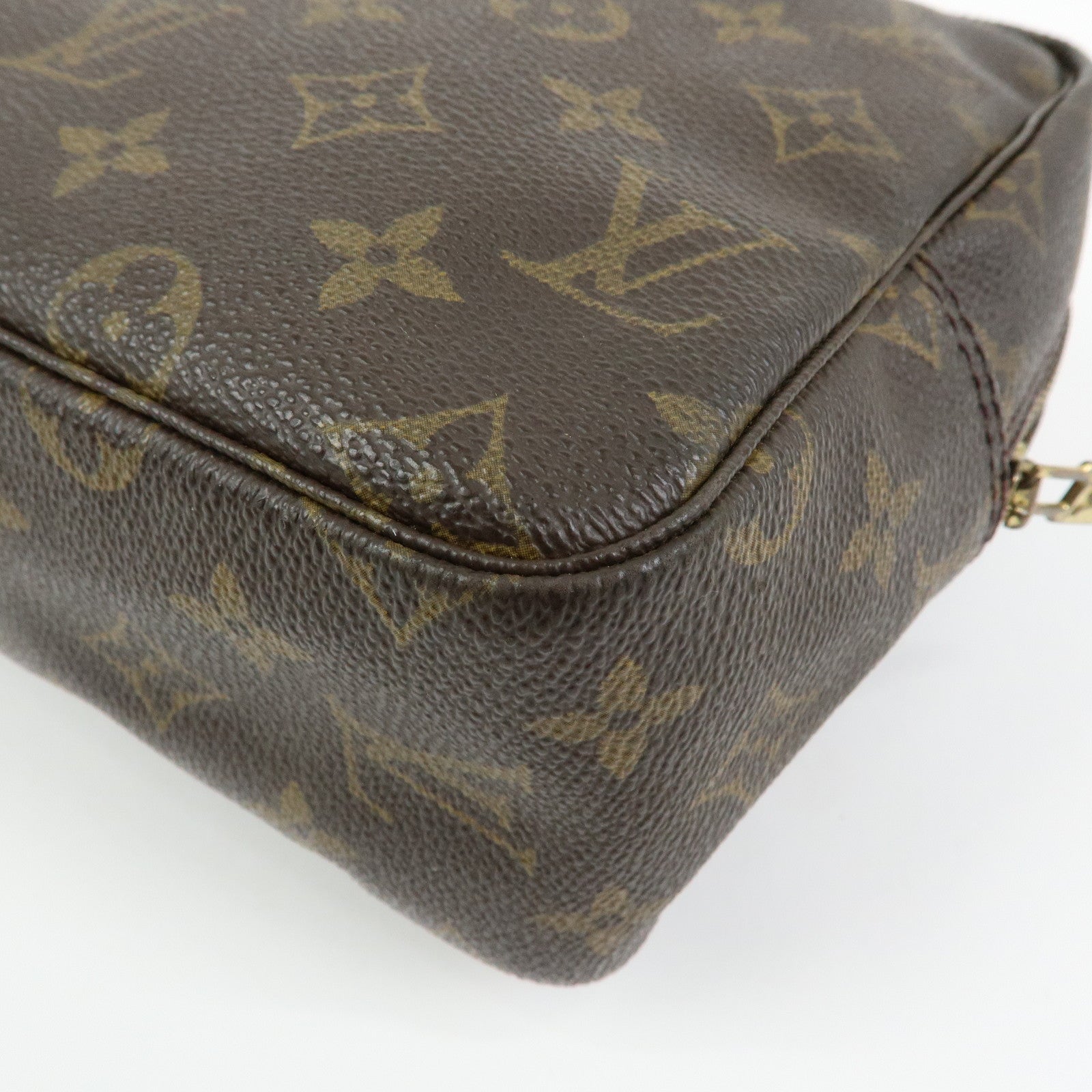 Louis Vuitton Monogram Trousse Toilette 28 Pouch Brown M47522