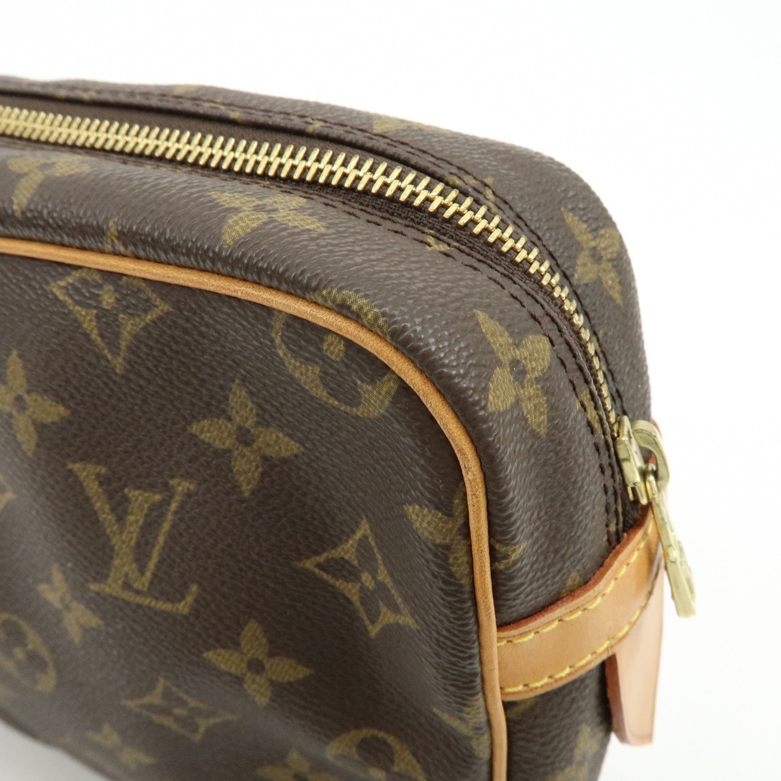Louis Vuitton Monogram Compiegne 28 Pouch Clutch Bag Brown M51845