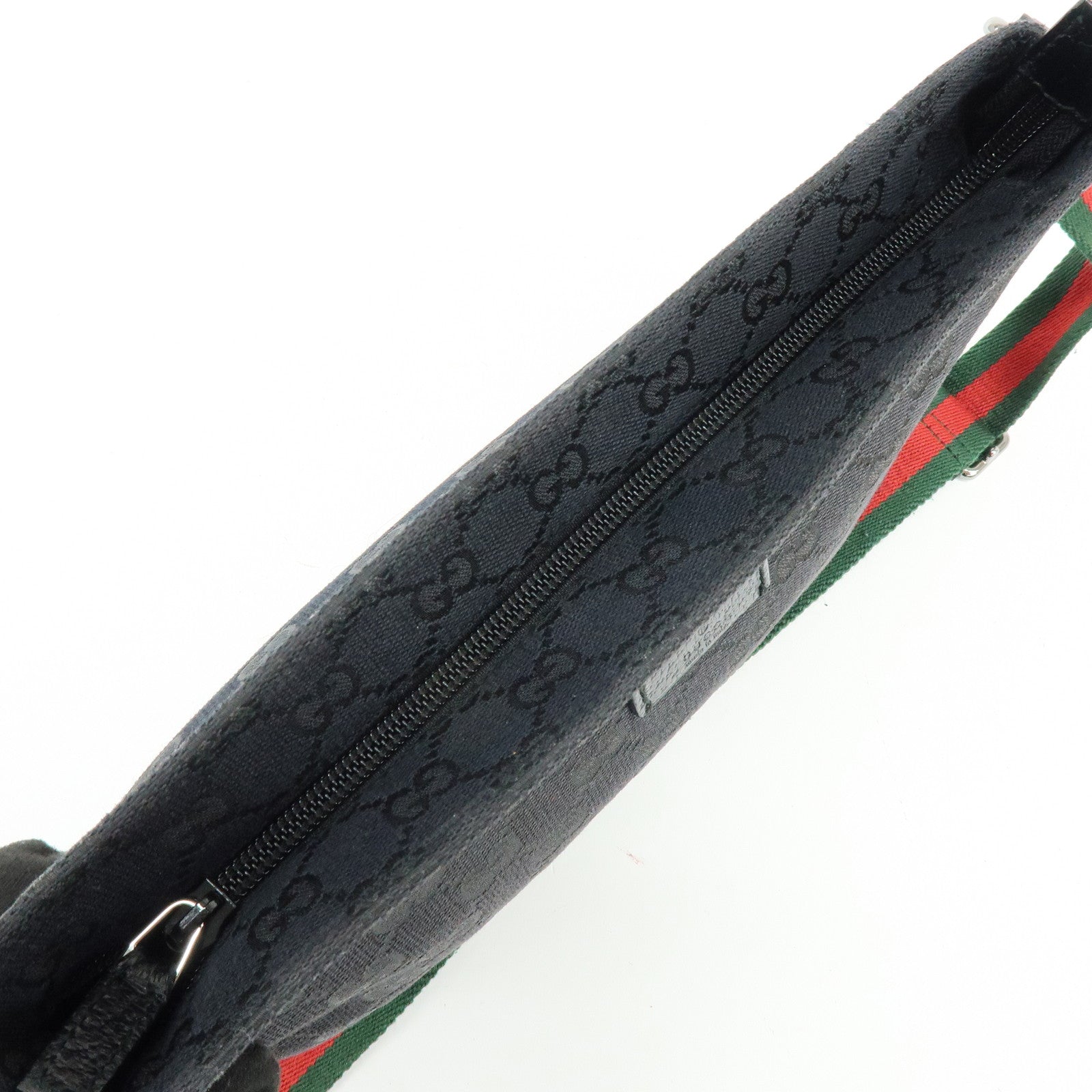 GUCCI Sherry Leather Shoulder Bag Crossbody Bag Black 189749