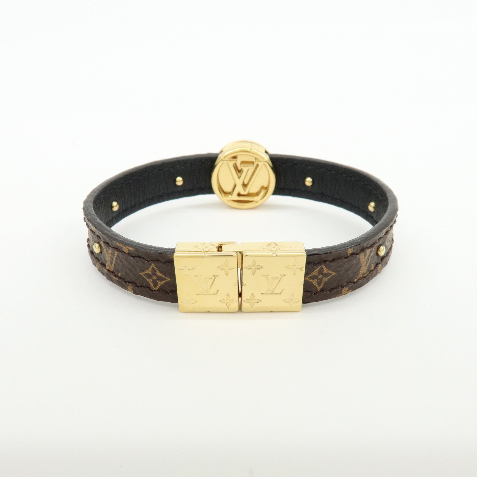 Louis Vuitton Monogram Canvas LV Circle Reversible Bracelet M6173