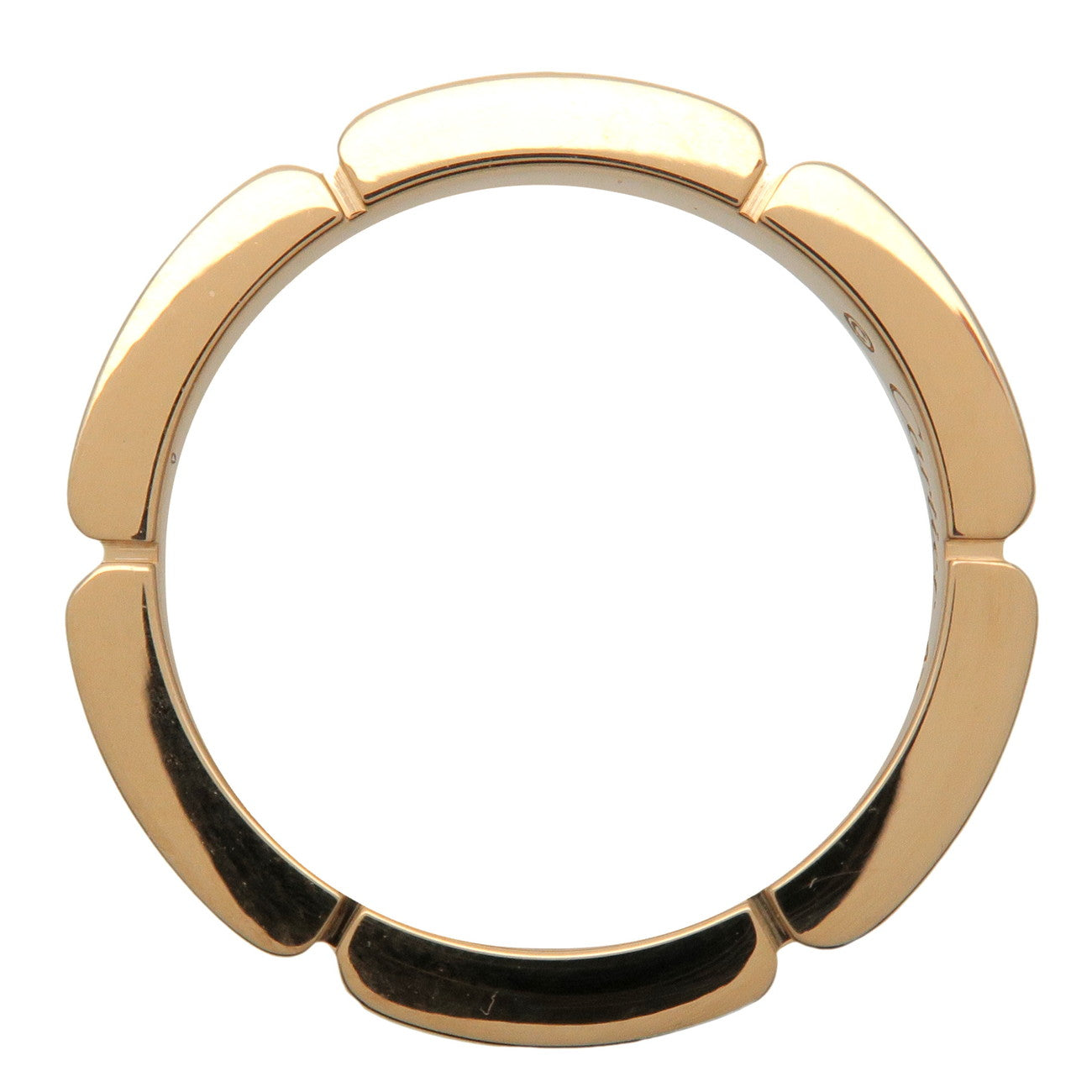 Cartier Maillon Panthere Ring 750YG #8 Yellow Gold