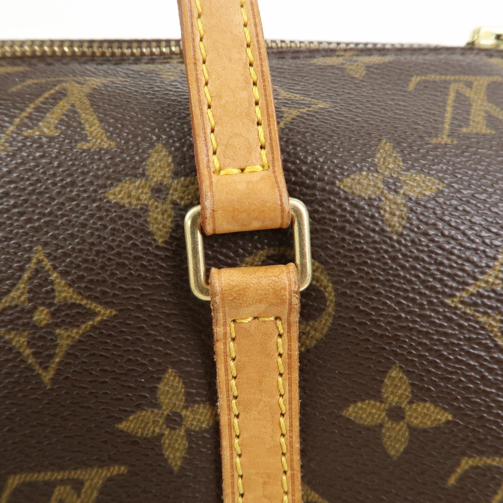 Louis Vuitton Monogram Papillon 30 Hand Bag Brown M51385