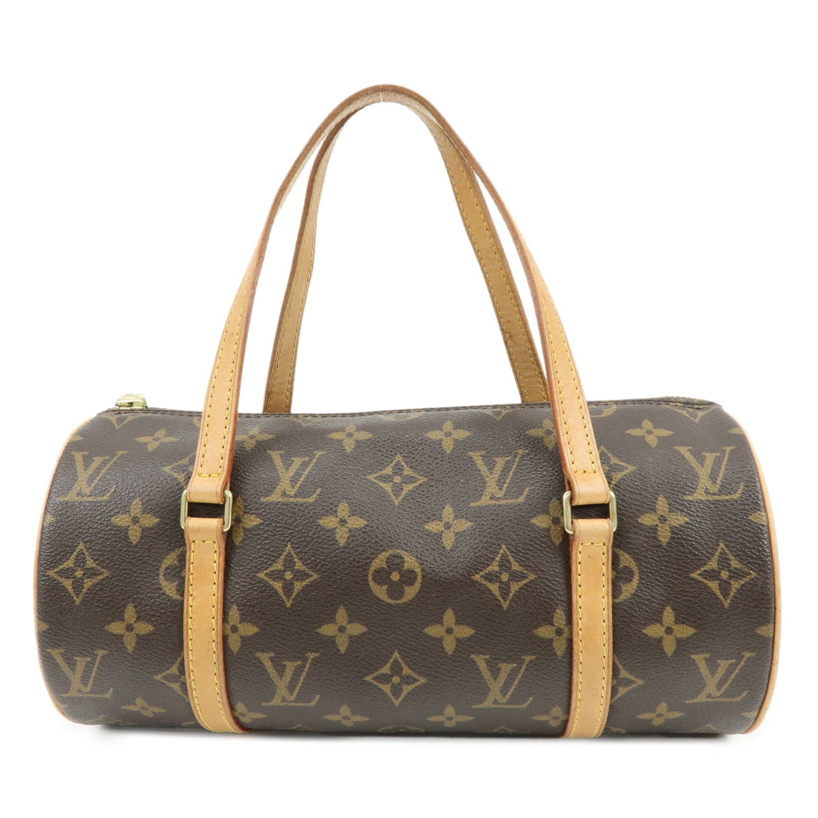 Louis Vuitton Monogram Papillon 26 Hand Bag Brown M51386