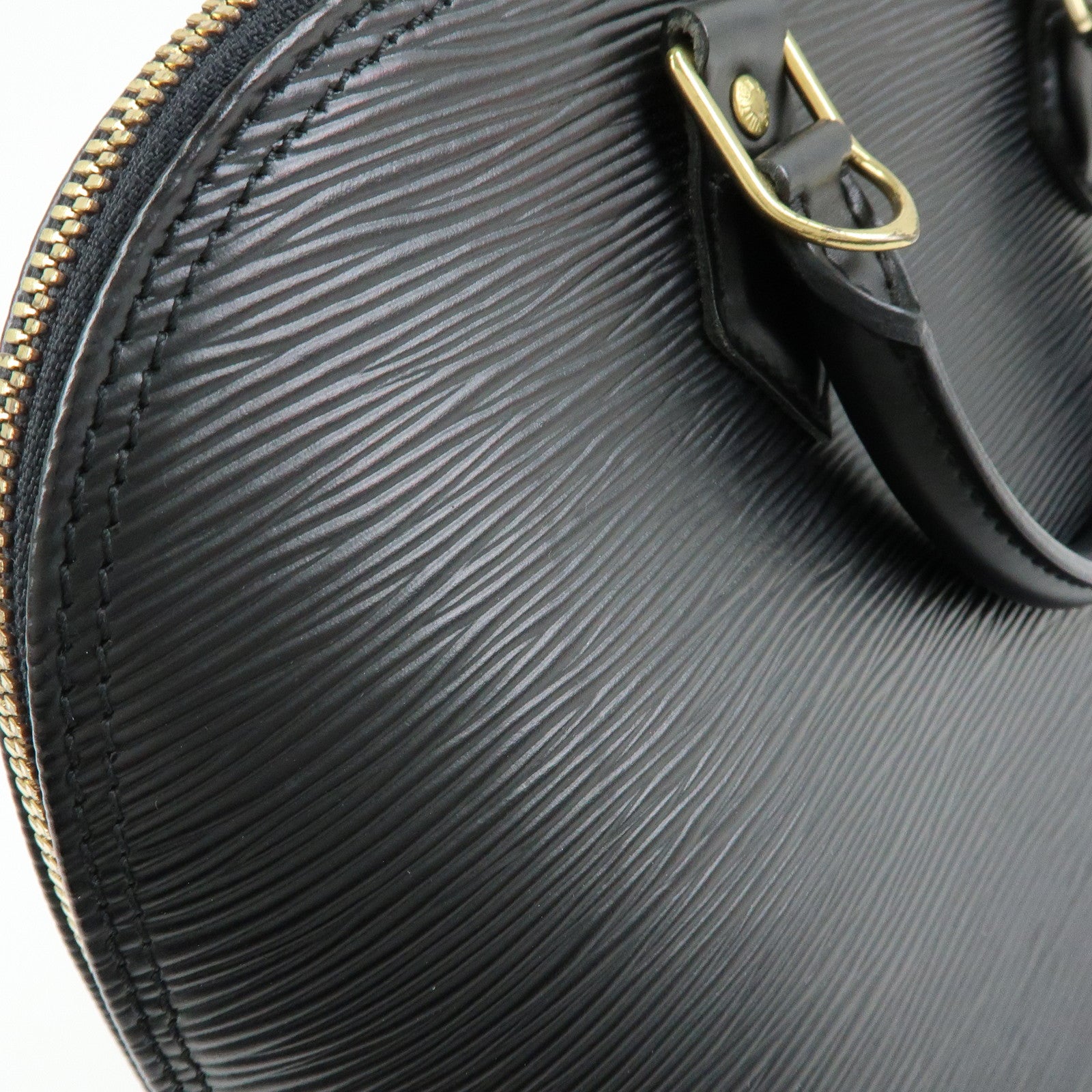 Louis Vuitton Epi Leather Alma Hand Bag Noir Black M52142