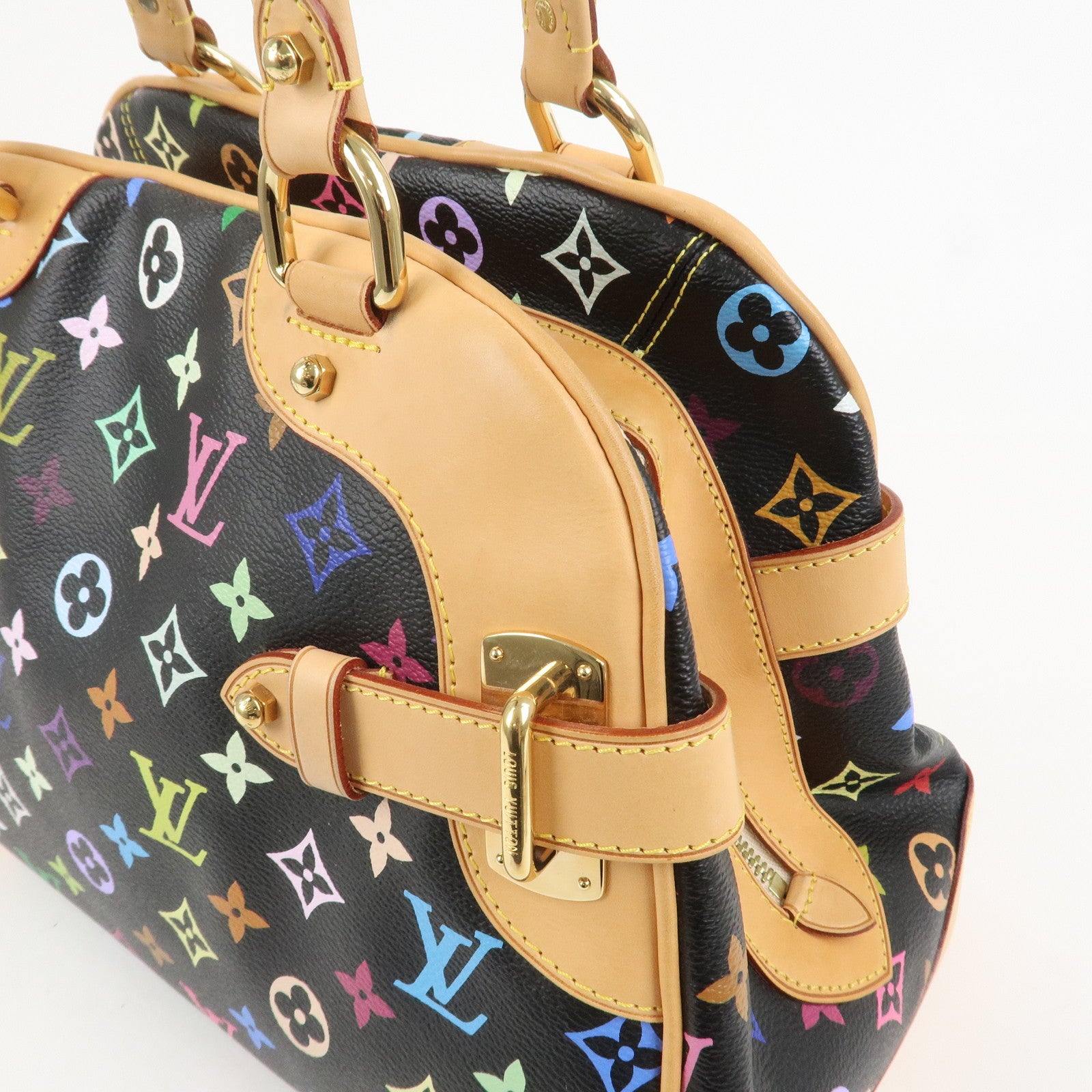 Louis Vuitton Monogram Multicolor Claudia Hand Bag M40194