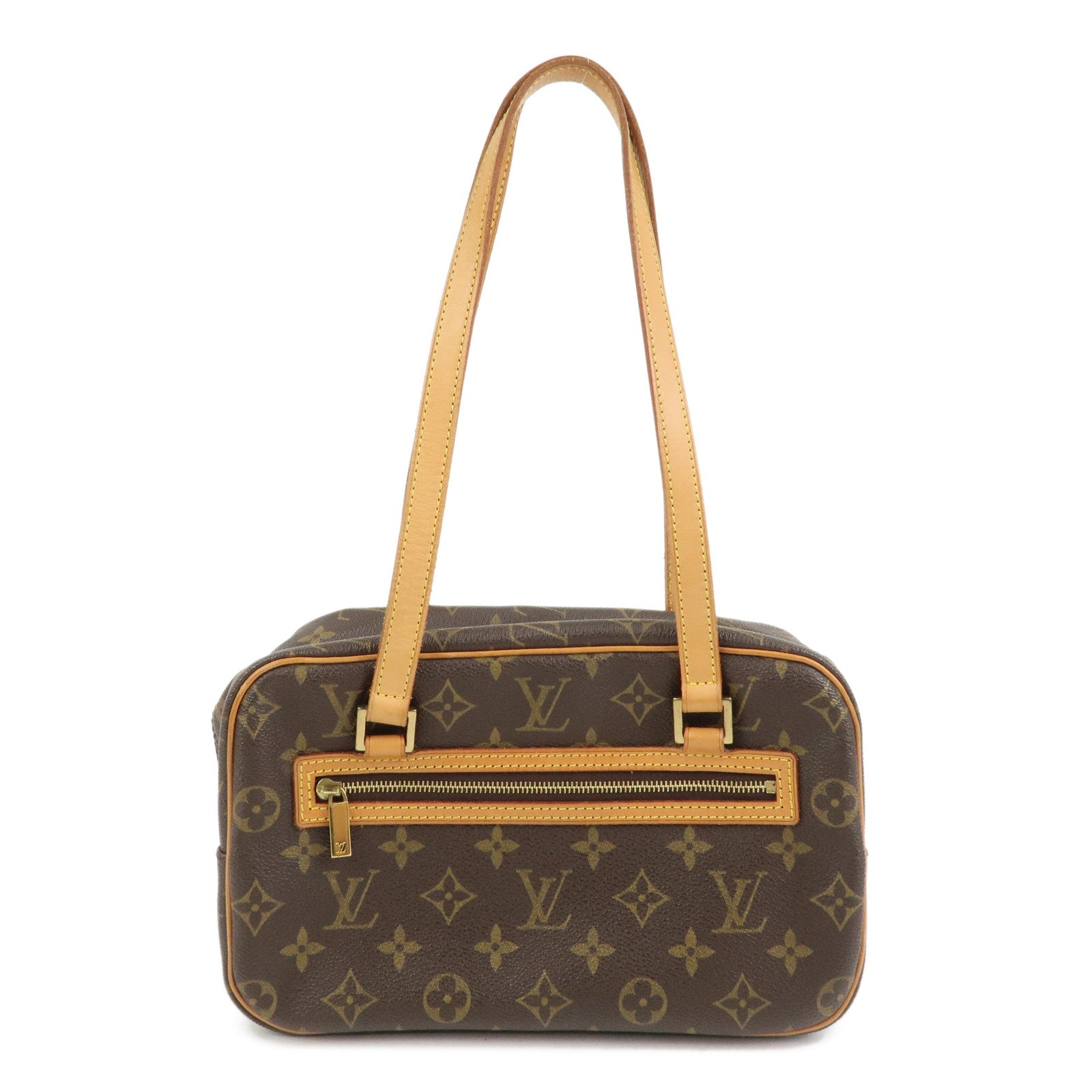 Louis Vuitton Monogram Cite MM Shoulder Bag Hand Bag Brown M51182