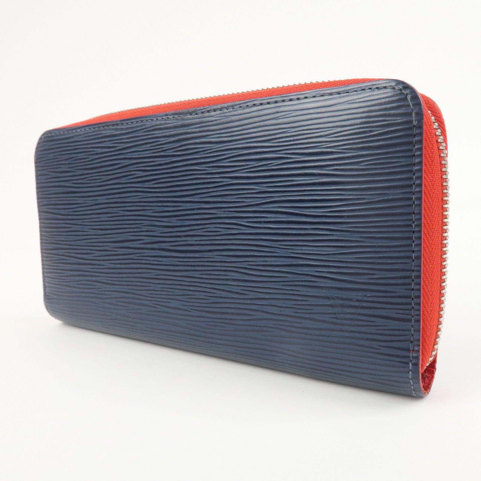 Louis Vuitton Epi Leather Round Zippy Wallet Indigo Blue M67267